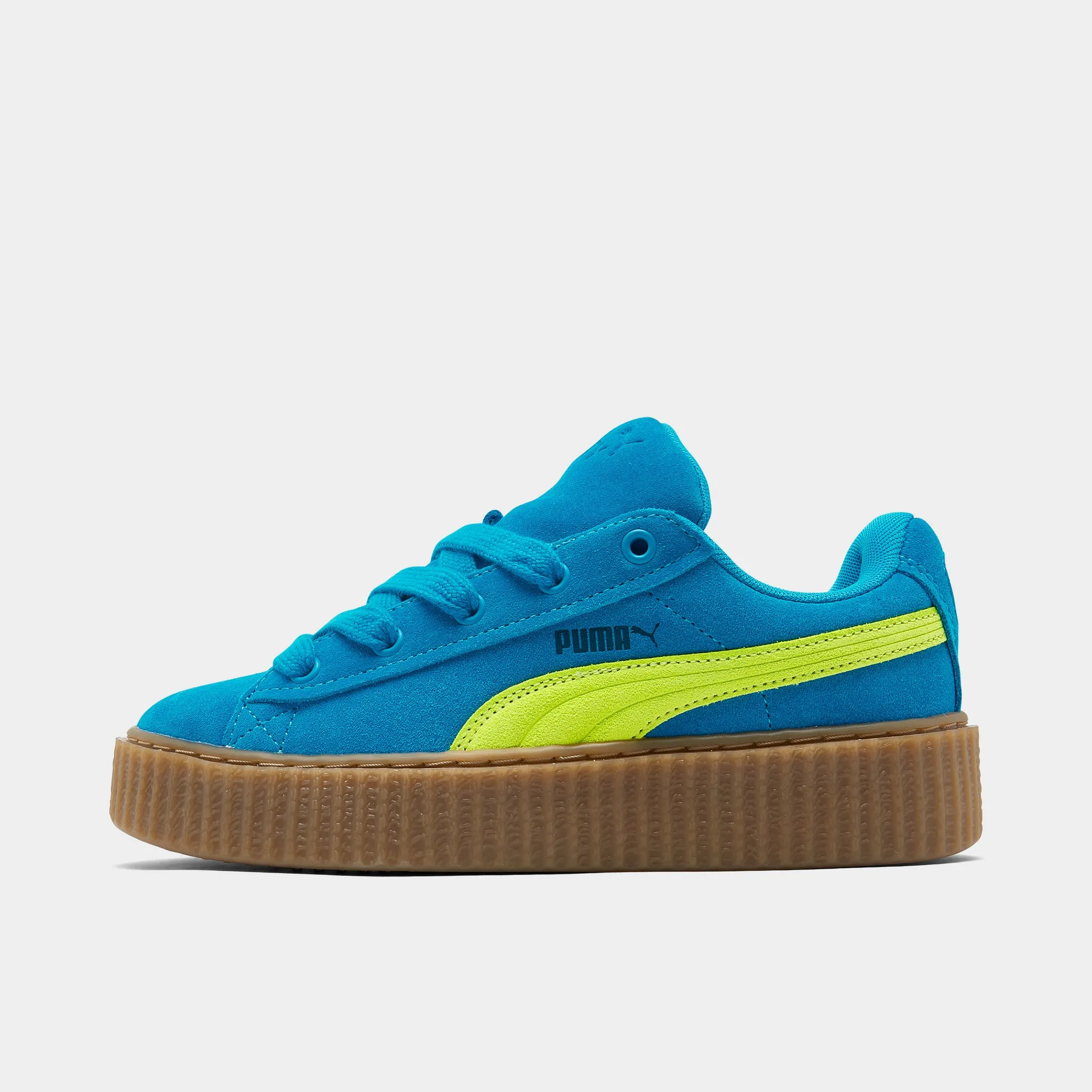 Flexible Step Durability PUMA Juniors' Fenty Creeper / Blue