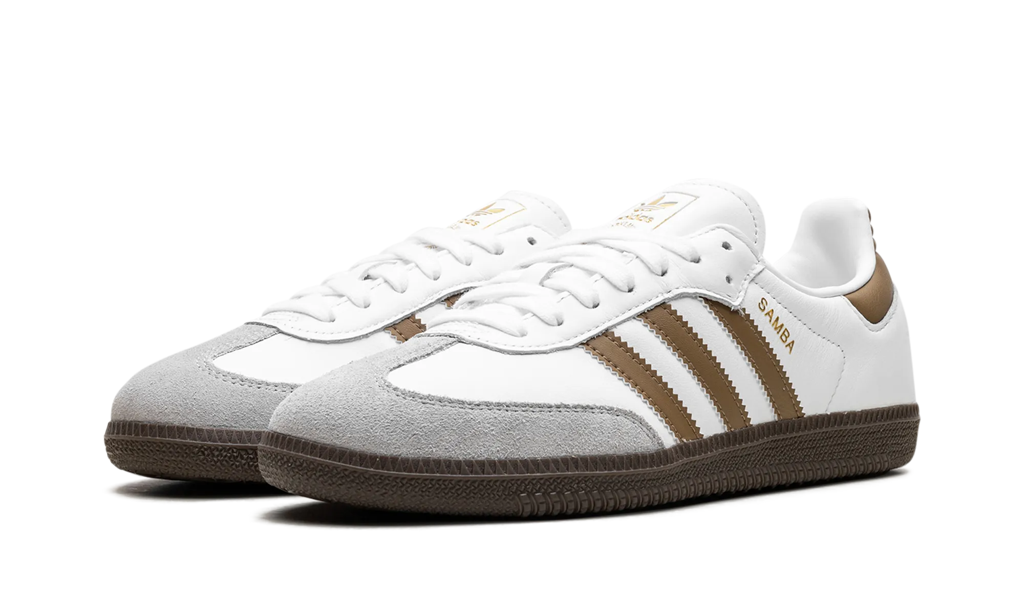 Samba OG "Cloud White / Brown Desert" Practical Design