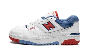 550 "White/Red/Blue" running for team goals running with backpack shoes