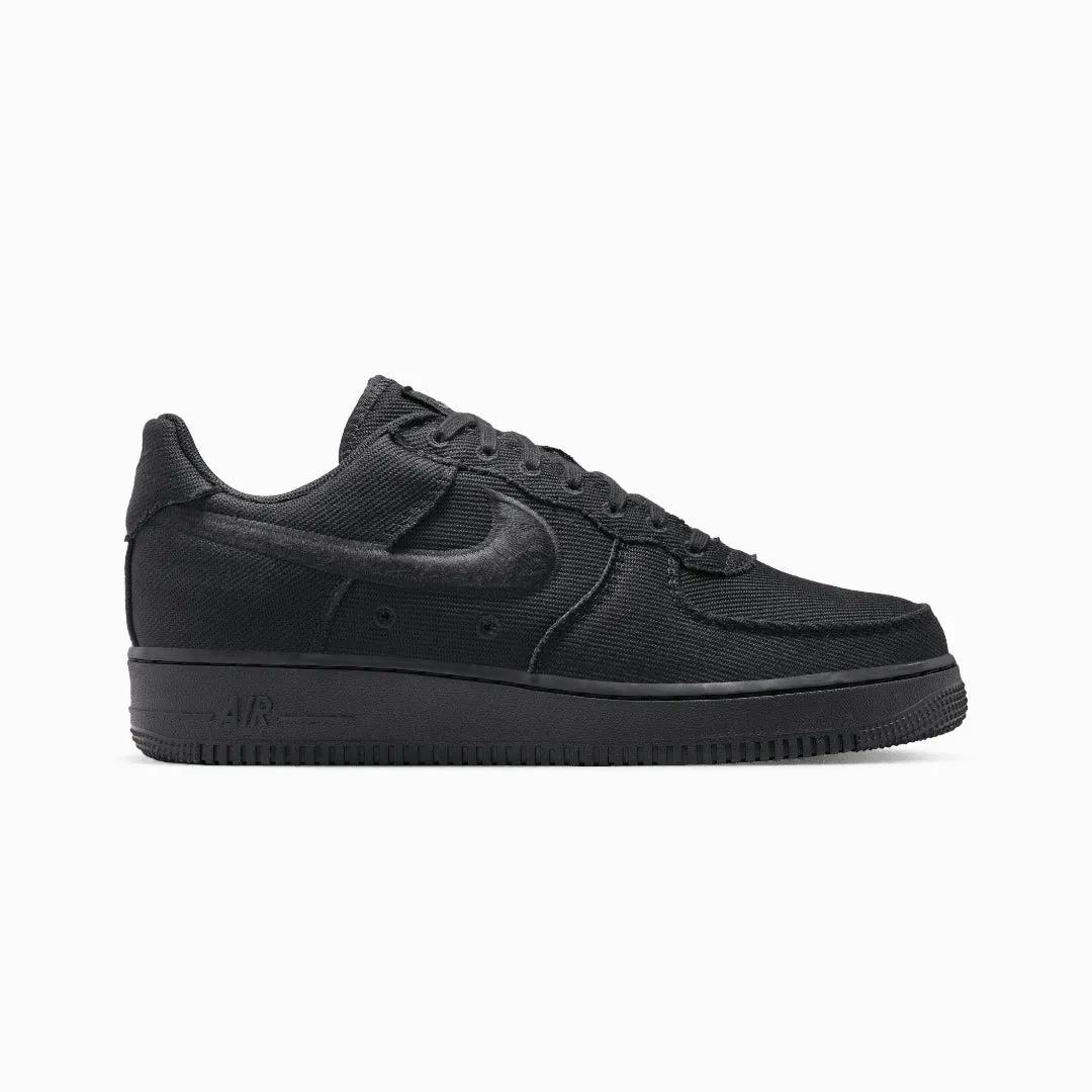Neutral Fit Perforated Ventilation System NIKE | AIR FORCE 1 LOW CANVAS { BLACK/BLACK