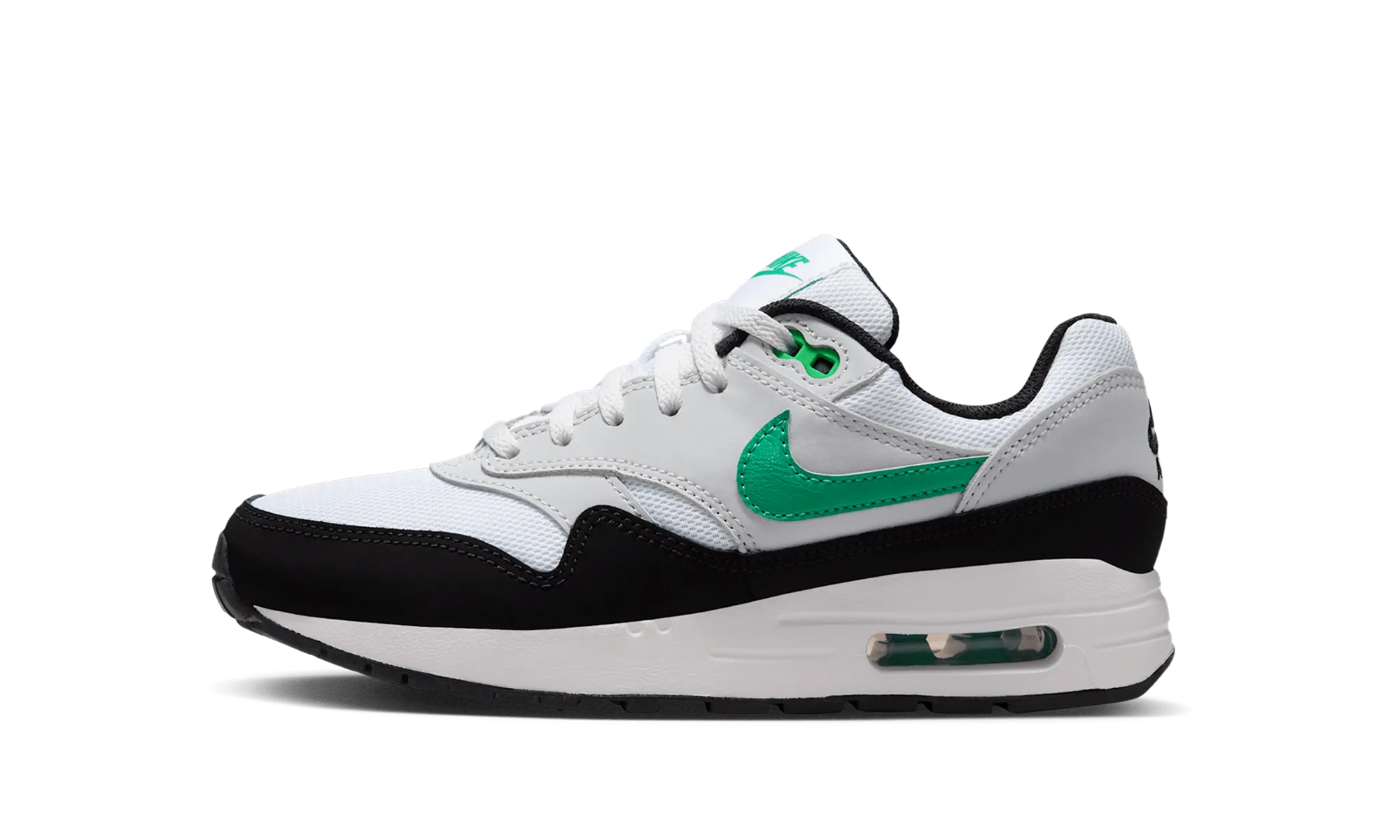 Air Max 1 GS "White Stadium Green" Road companion well - being