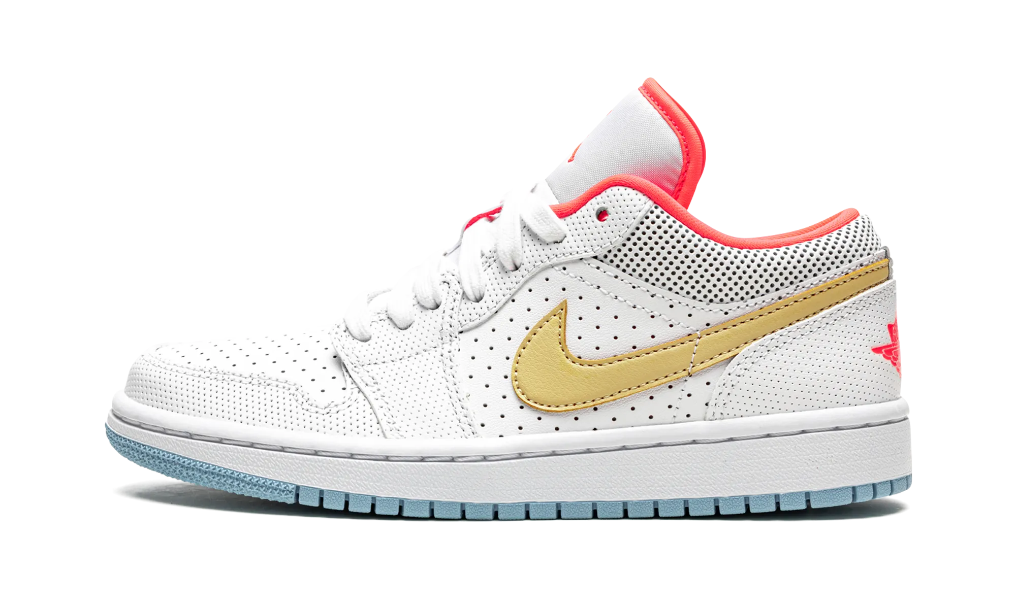 AIR JORDAN 1 LO SE WMNS "White / Sesame / Flash Crimson" Jump High