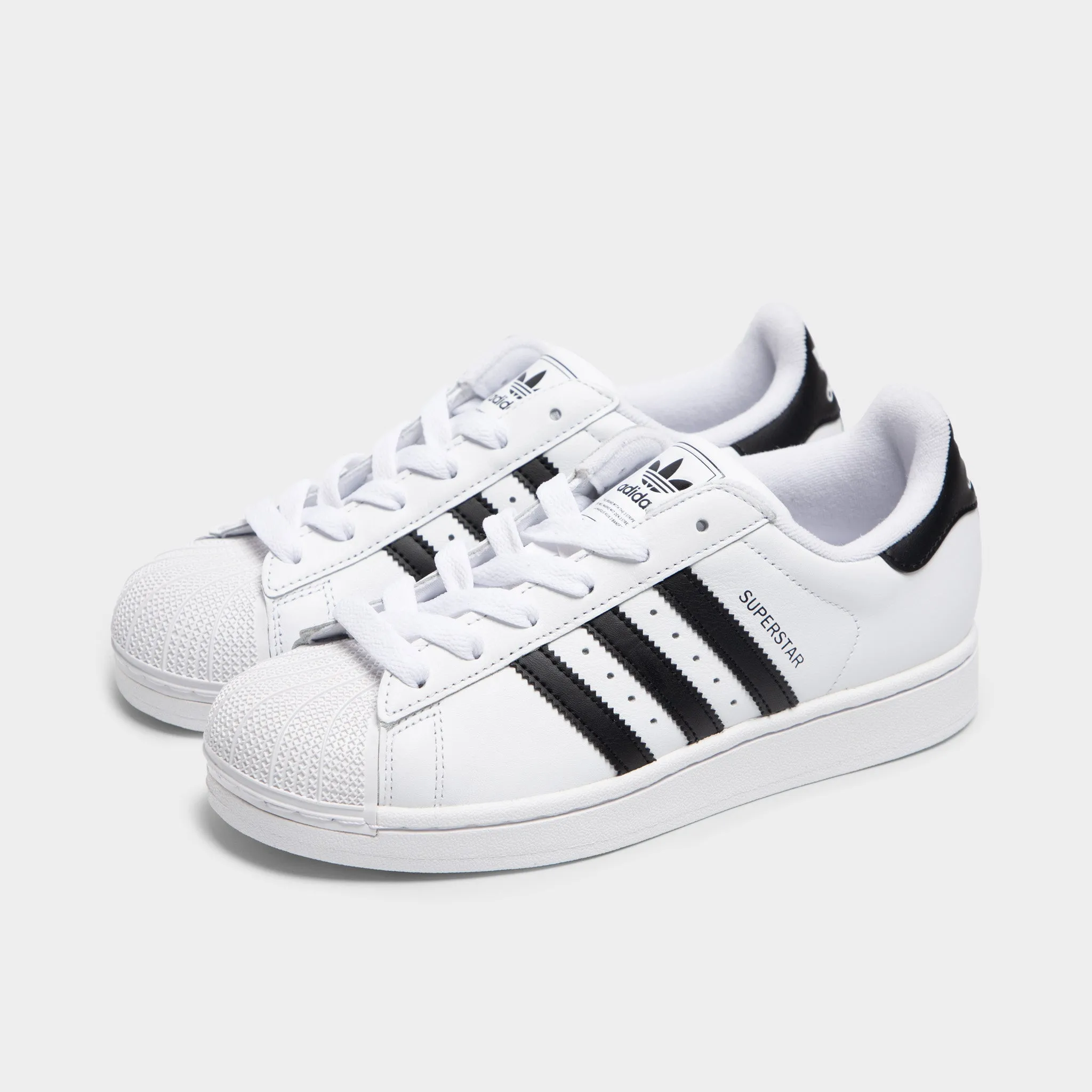 adidas Women's Superstar II Footwear White / Core Black Durable Outsole Rubber