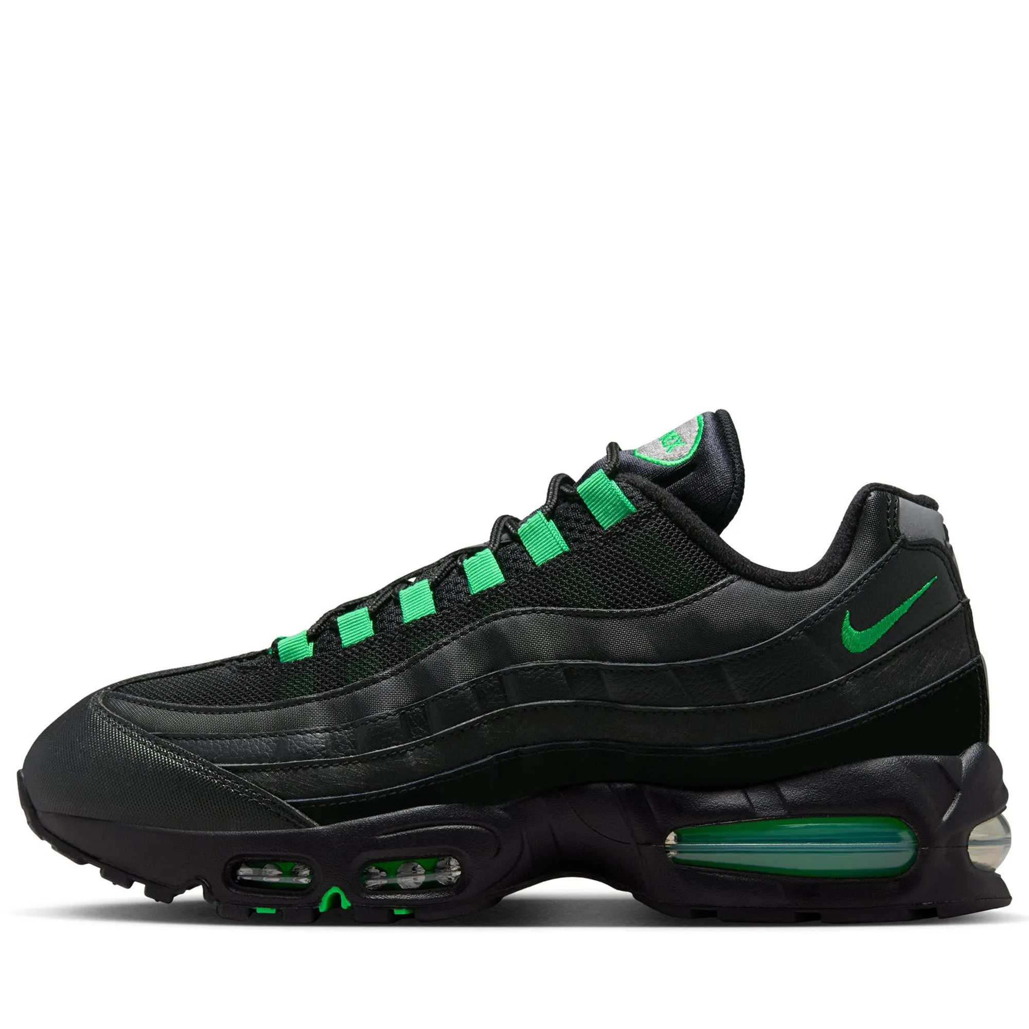 Fashion Edge Comfortable Upper Material Nike Air Max 95 OG - Black/Green Shock
