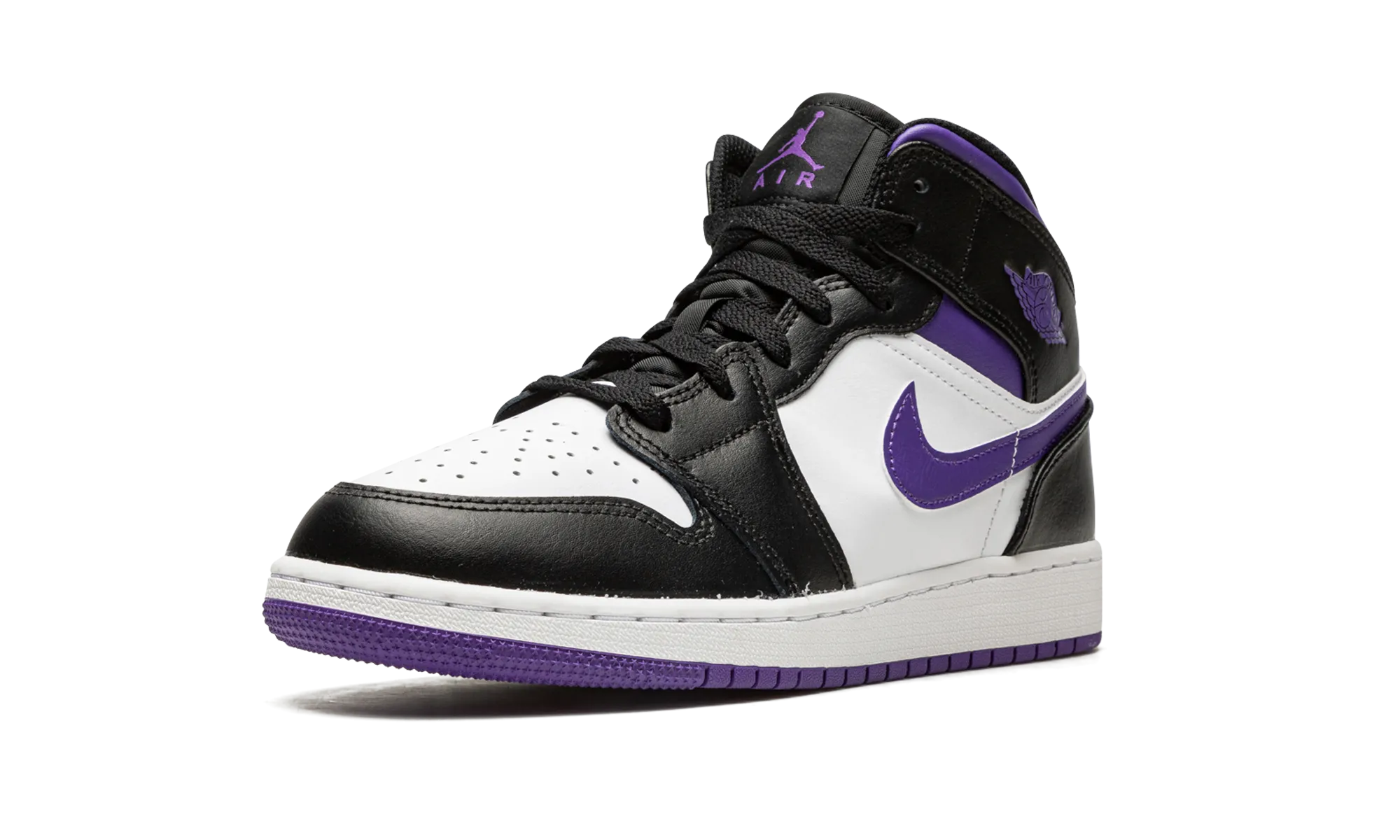 Microfiber Overlay Air Jordan 1 Mid GS