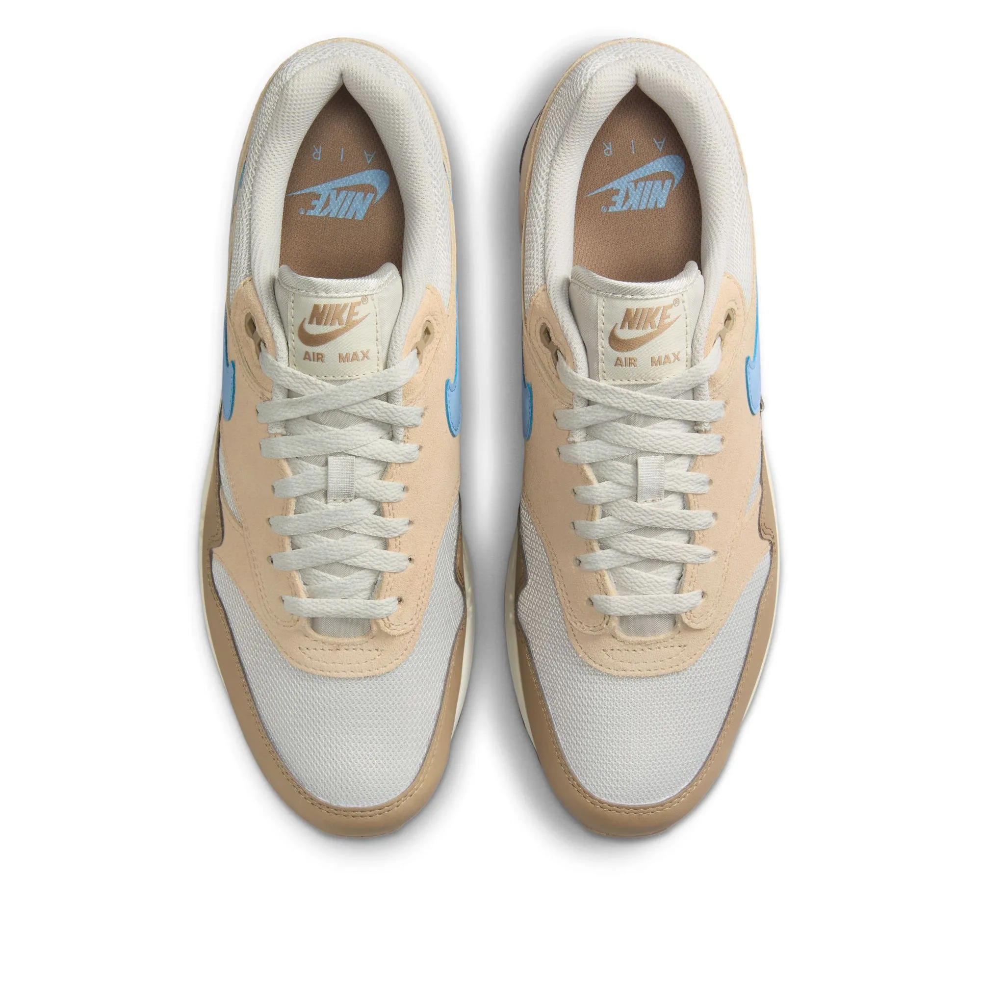 Functional Style Nike Air Max 1 Essential - Light Bone/Psychic Blue