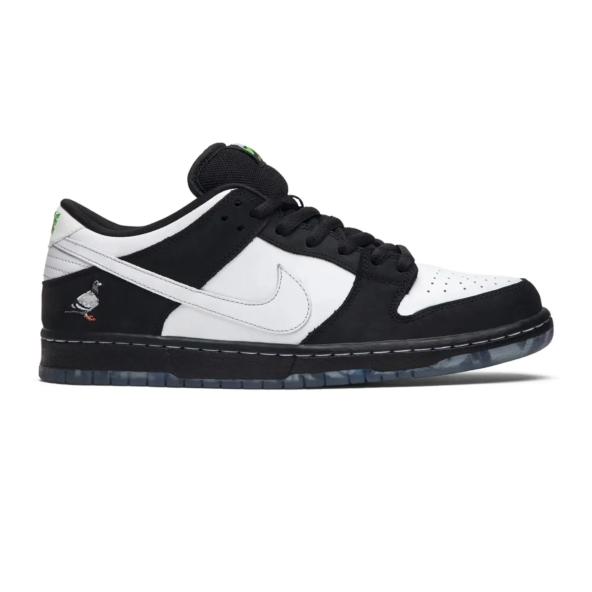 Shock   Absorbing Midsole Heel lock Nike SB Dunk Low 'Staple Panda Pigeon' (2019)
