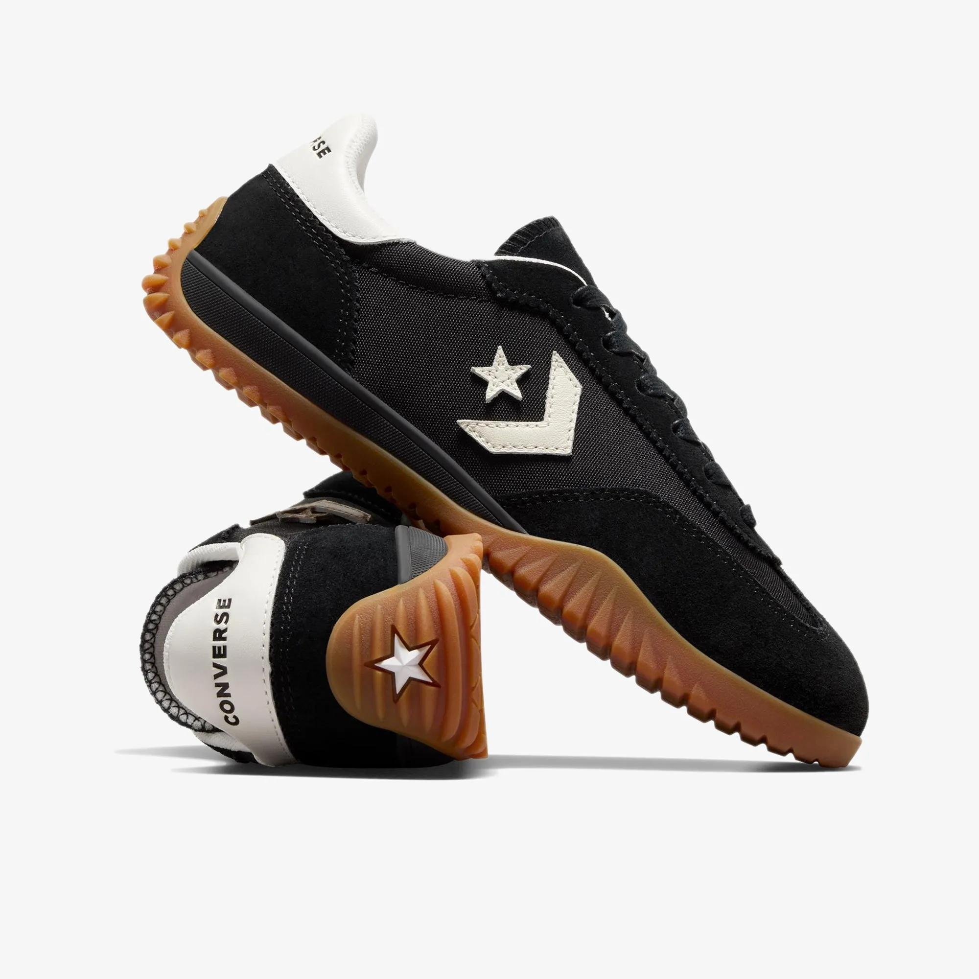 CONVERSE | RUN STAR TRAINER { BLACK/EGRET/HONEY Grid Traction System Smart stability