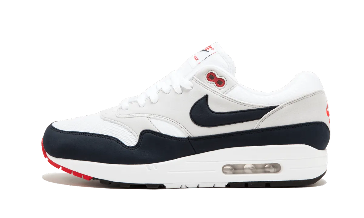 Air Max 1 Anniversary running in a mud pot area shoes