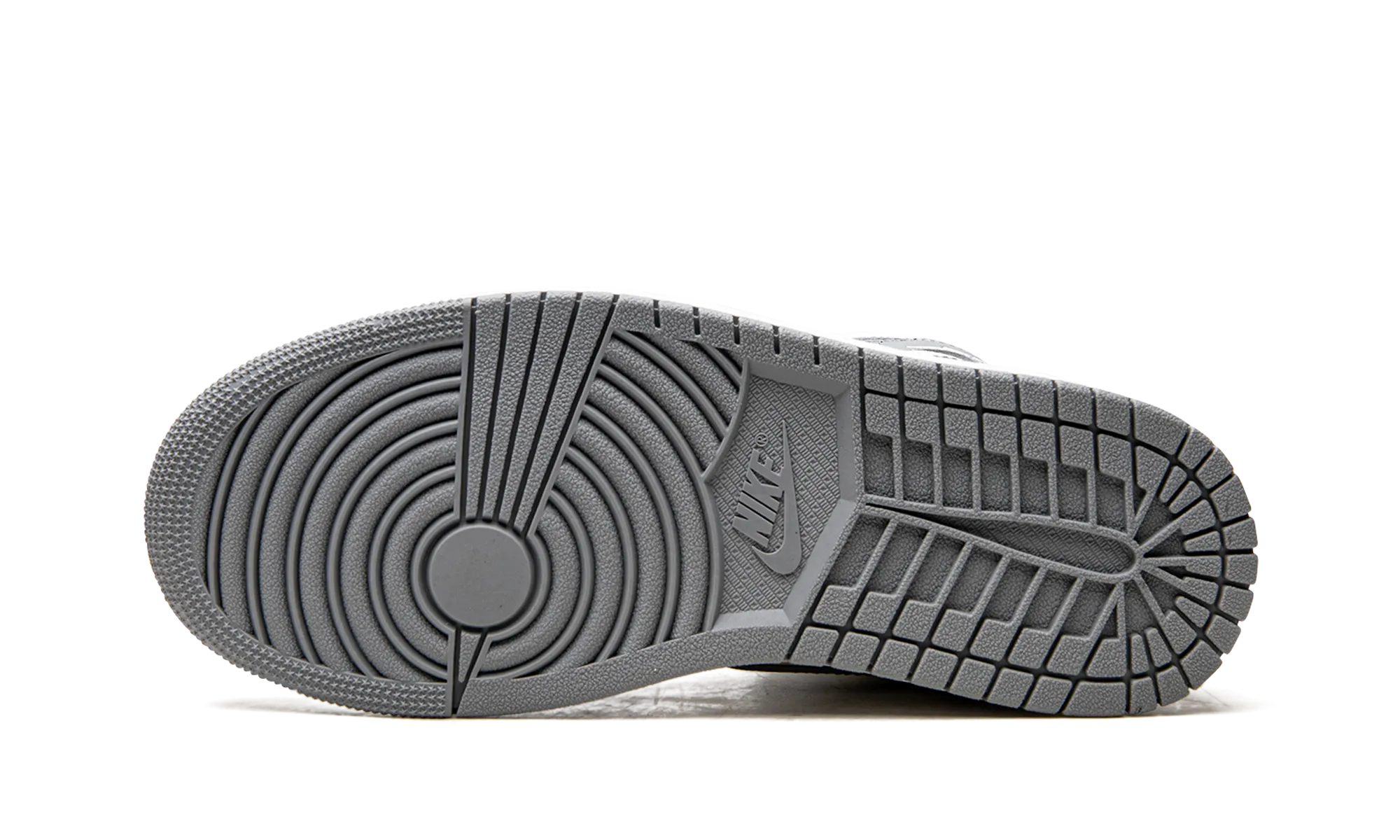 Hexagonal Tread Pattern AIR JORDAN 1 MID WMNS "Stealth"