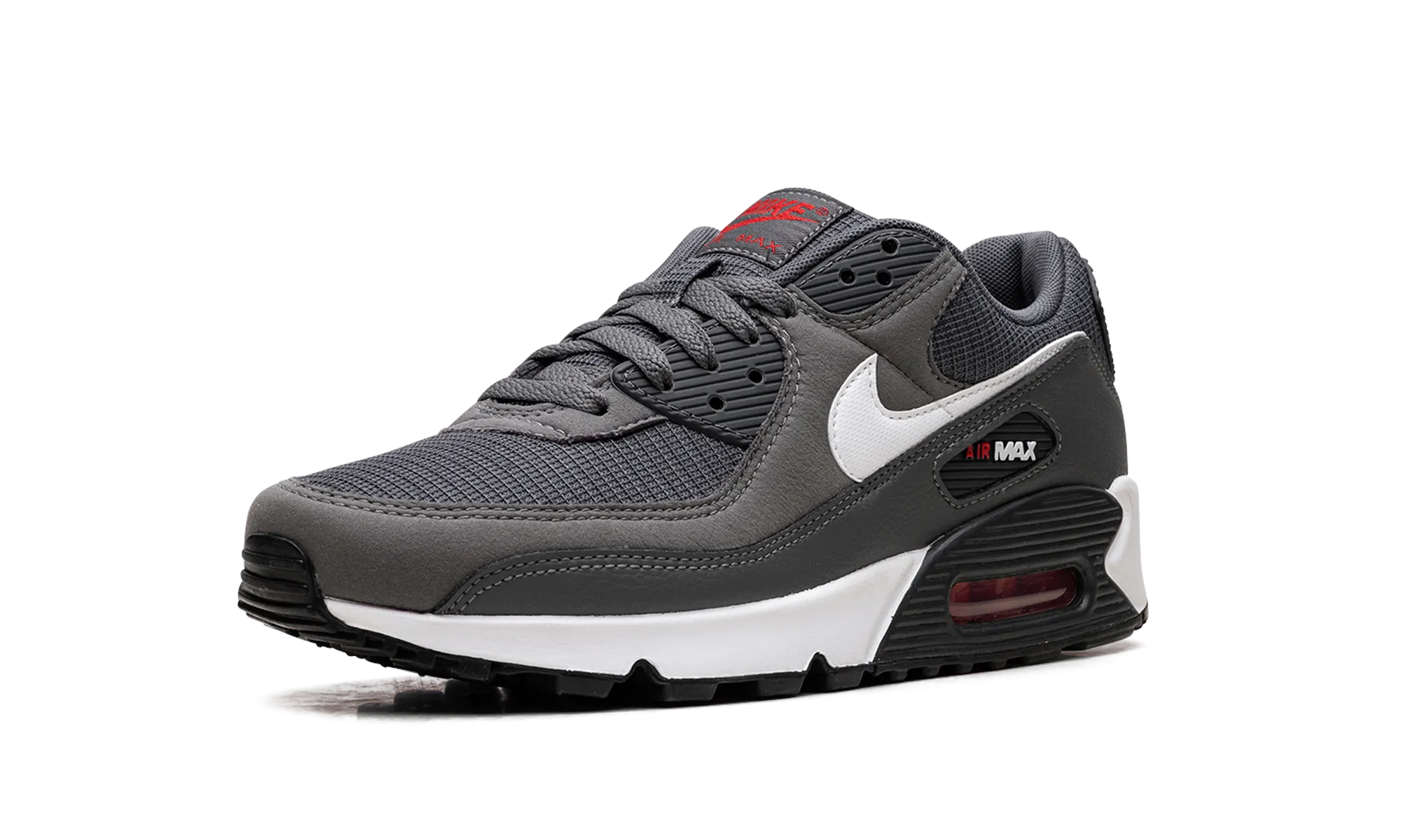 midfoot - support running gear Professional - athlete Air Max 90 "Iron Grey University Red"