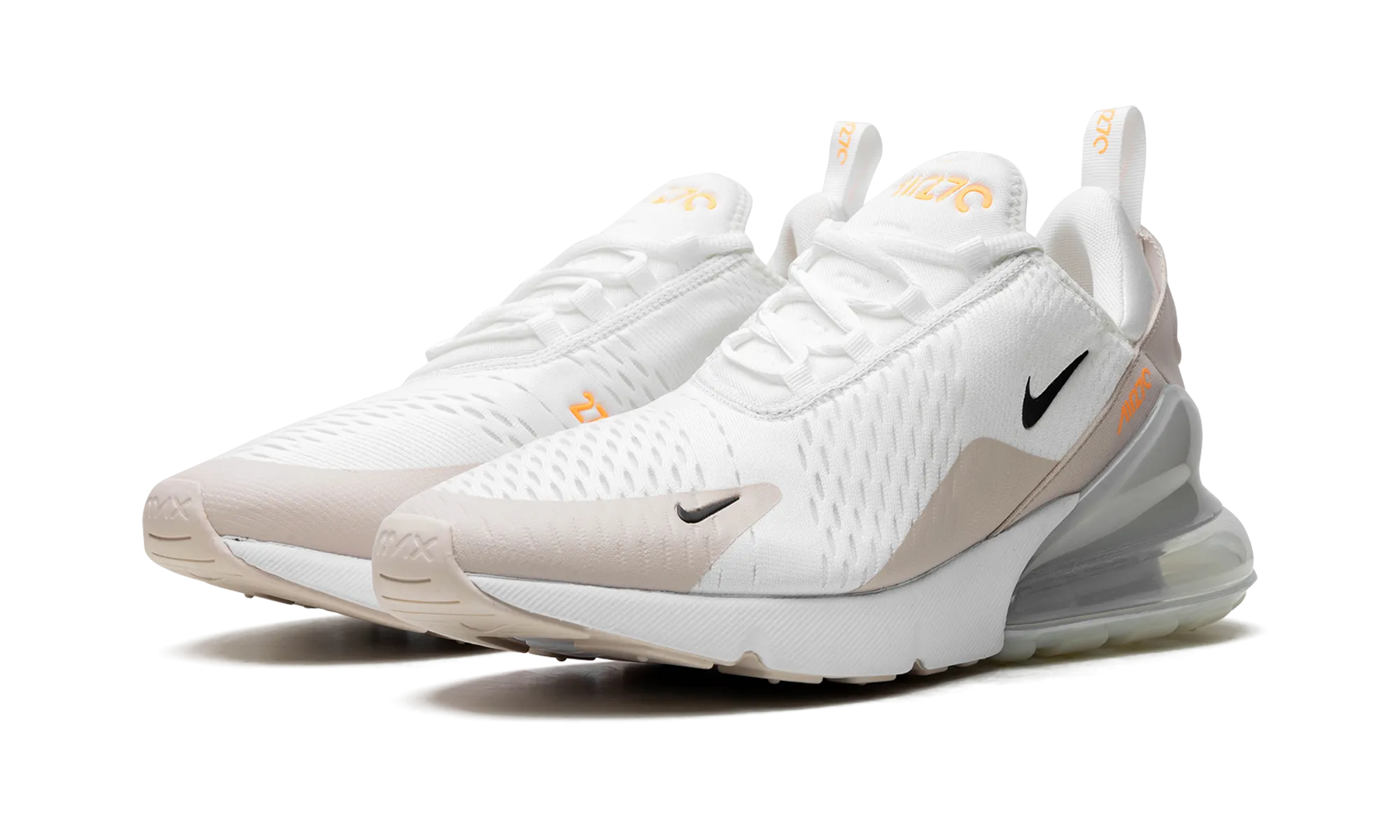 reinforced toe shoes heavy - duty upper shoes AIR MAX 270 MNS WMNS "Desert Sand"