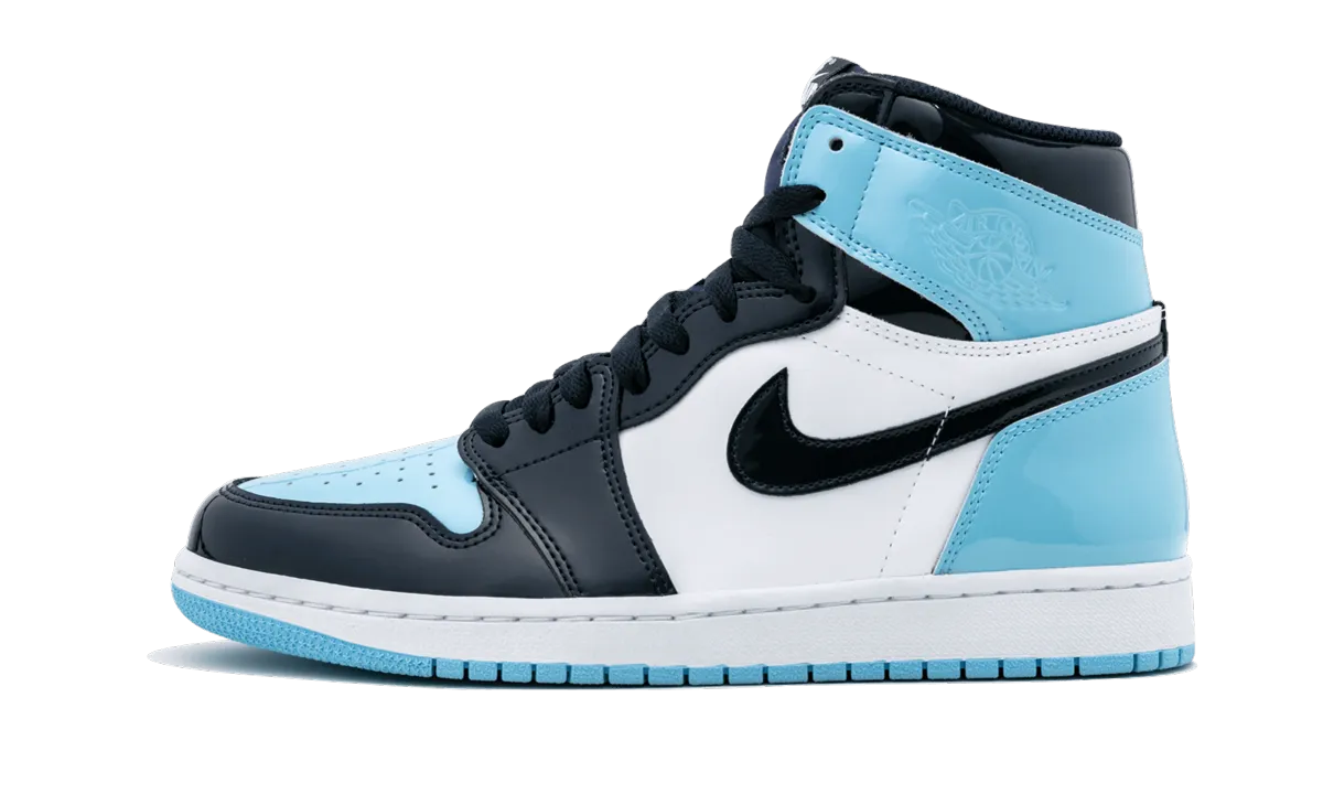 AIR JORDAN 1 HIGH OG WMNS "UNC Patent Leather" Stable Grip Slim Design