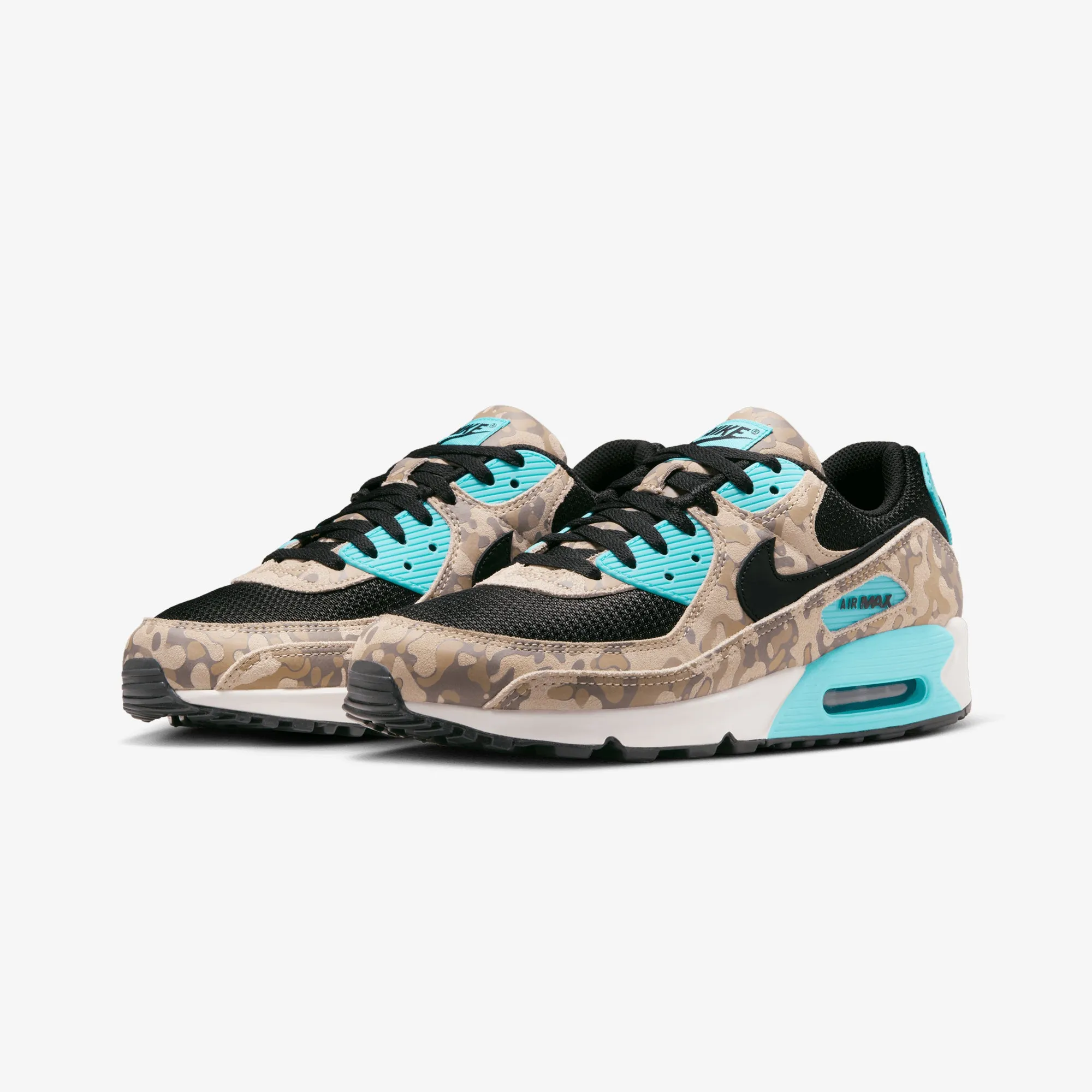 Travel Ready Multi Terrain Nike | AIR MAX 90 { SANDDRIFT/BLACK-AURORA GREEN-KHAKI