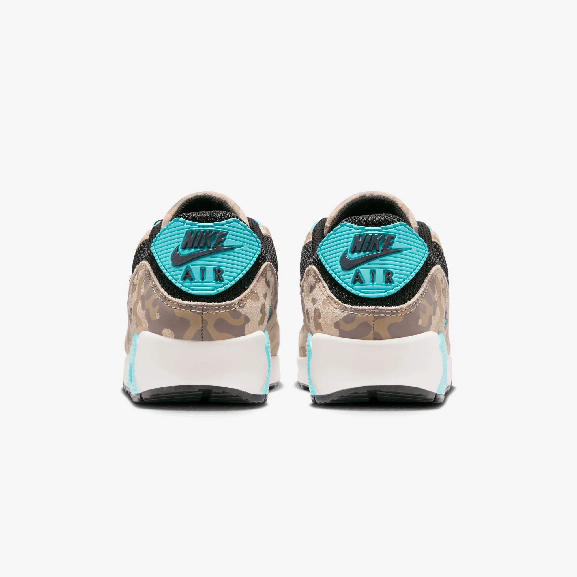 Classic Form Nike | AIR MAX 90 { SANDDRIFT/BLACK-AURORA GREEN-KHAKI