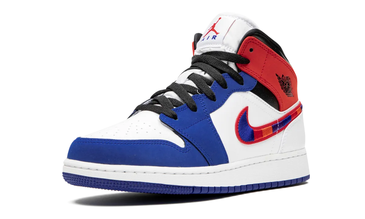 Air Jordan 1 Mid SE GS "Multicolor Swoosh" Comfort