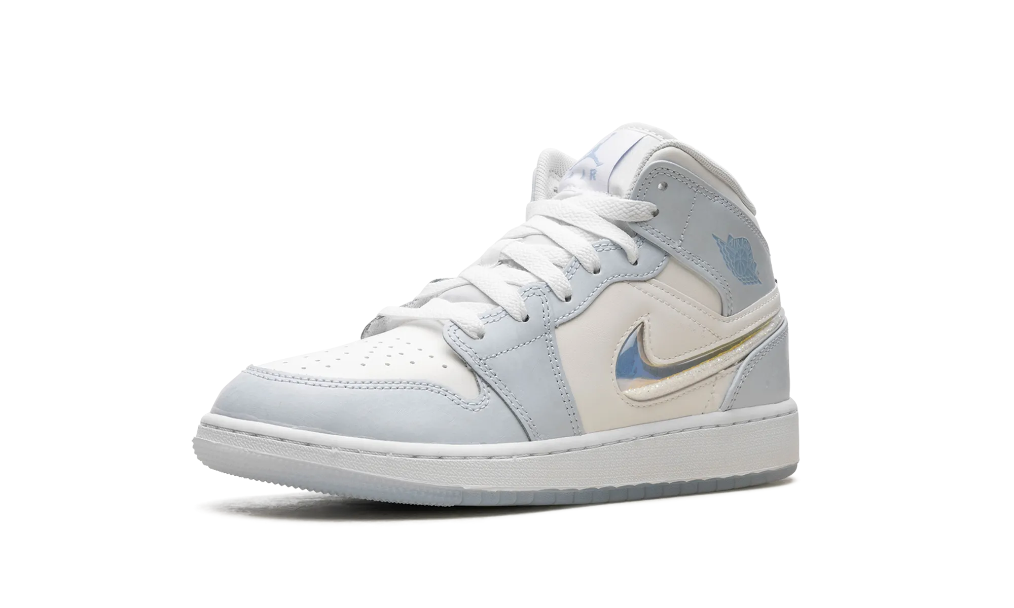 AIR JORDAN 1 MID SE GS "GLITTER SWOOSH" Bacterial Inhibition