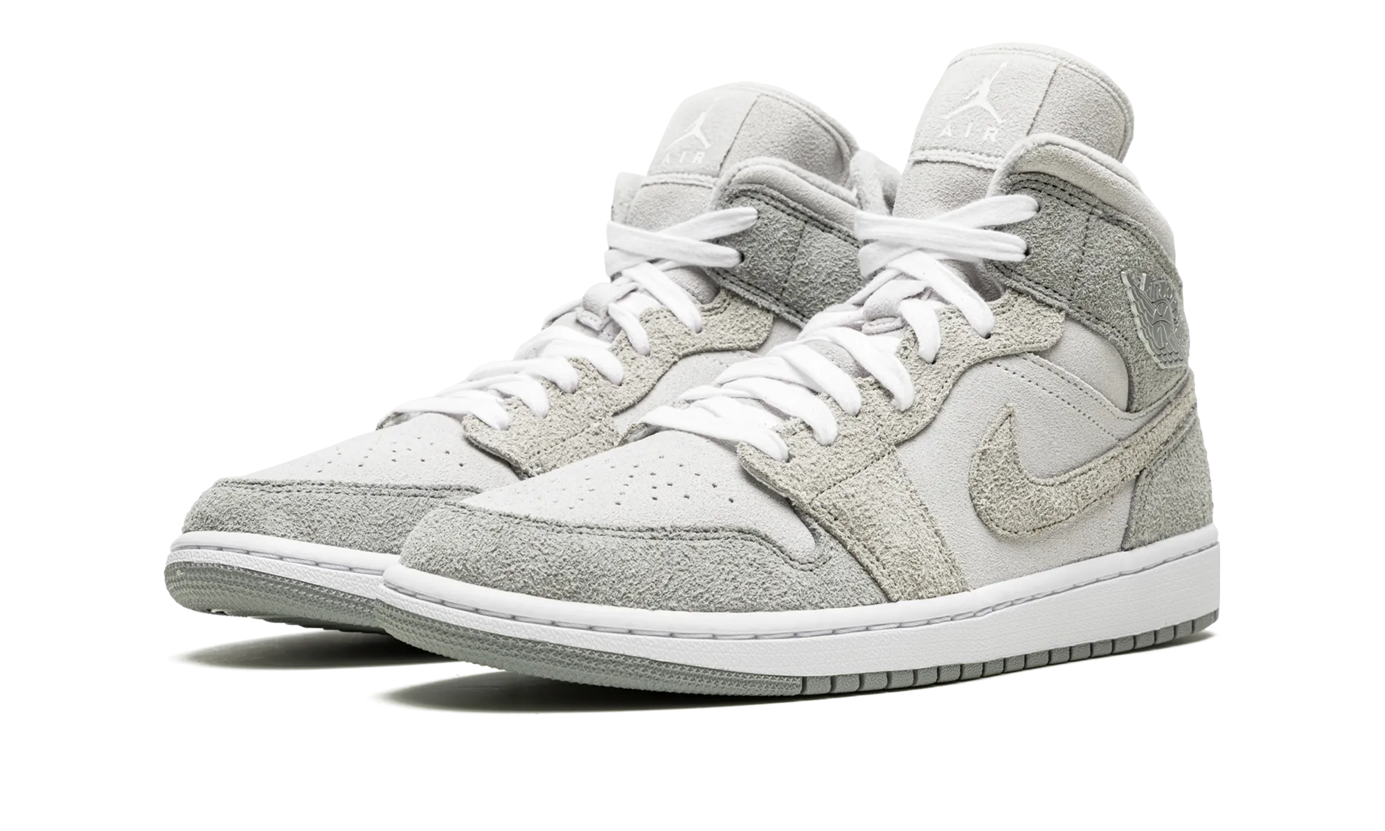 Stable Control AIR JORDAN 1 MID SE WMNS "Grey Fleece"
