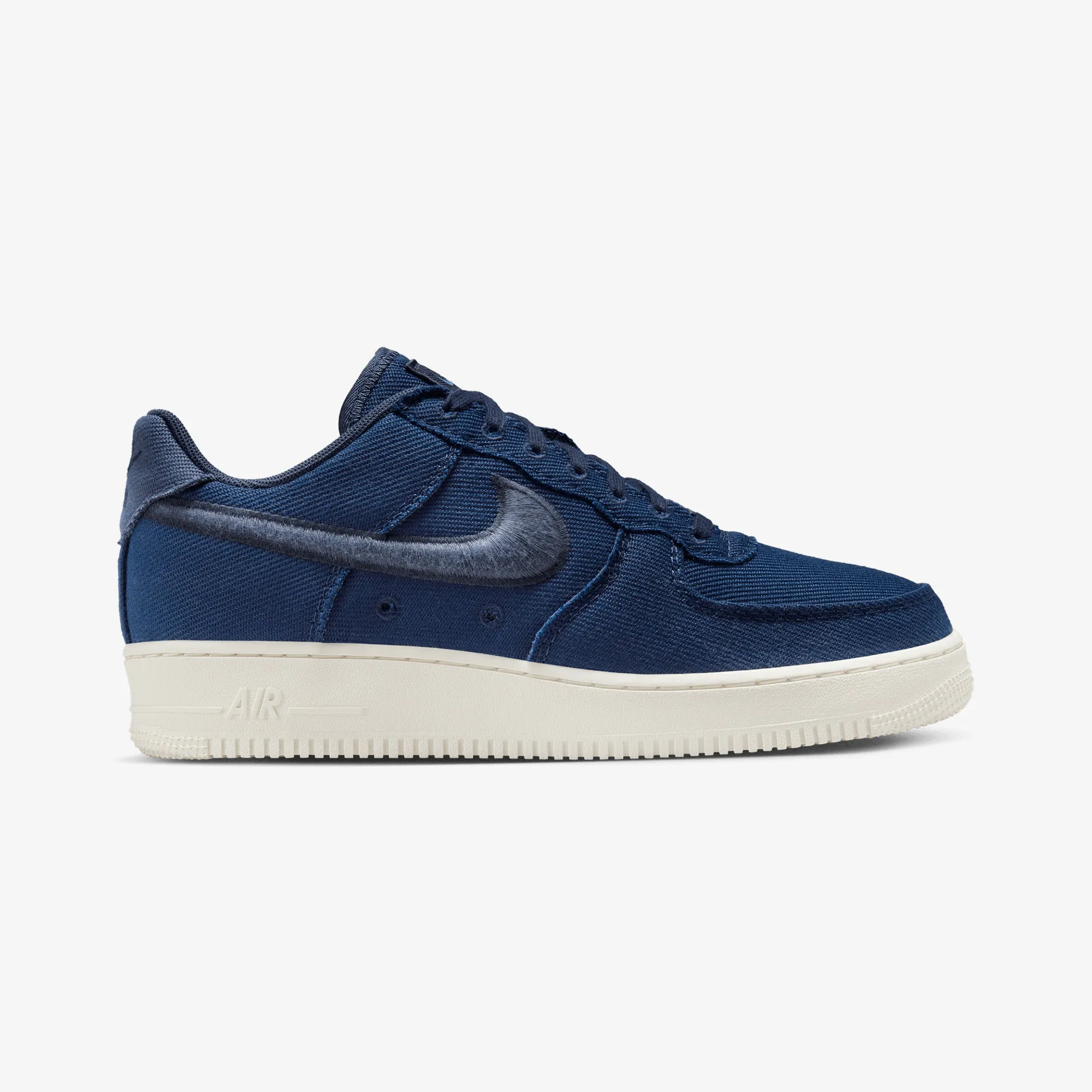 Basic Appeal Zip Closure NIKE | AIR FORCE 1 LOW CANVAS { COLLEGE NAVY/THUNDER BLUE-PHANTOM