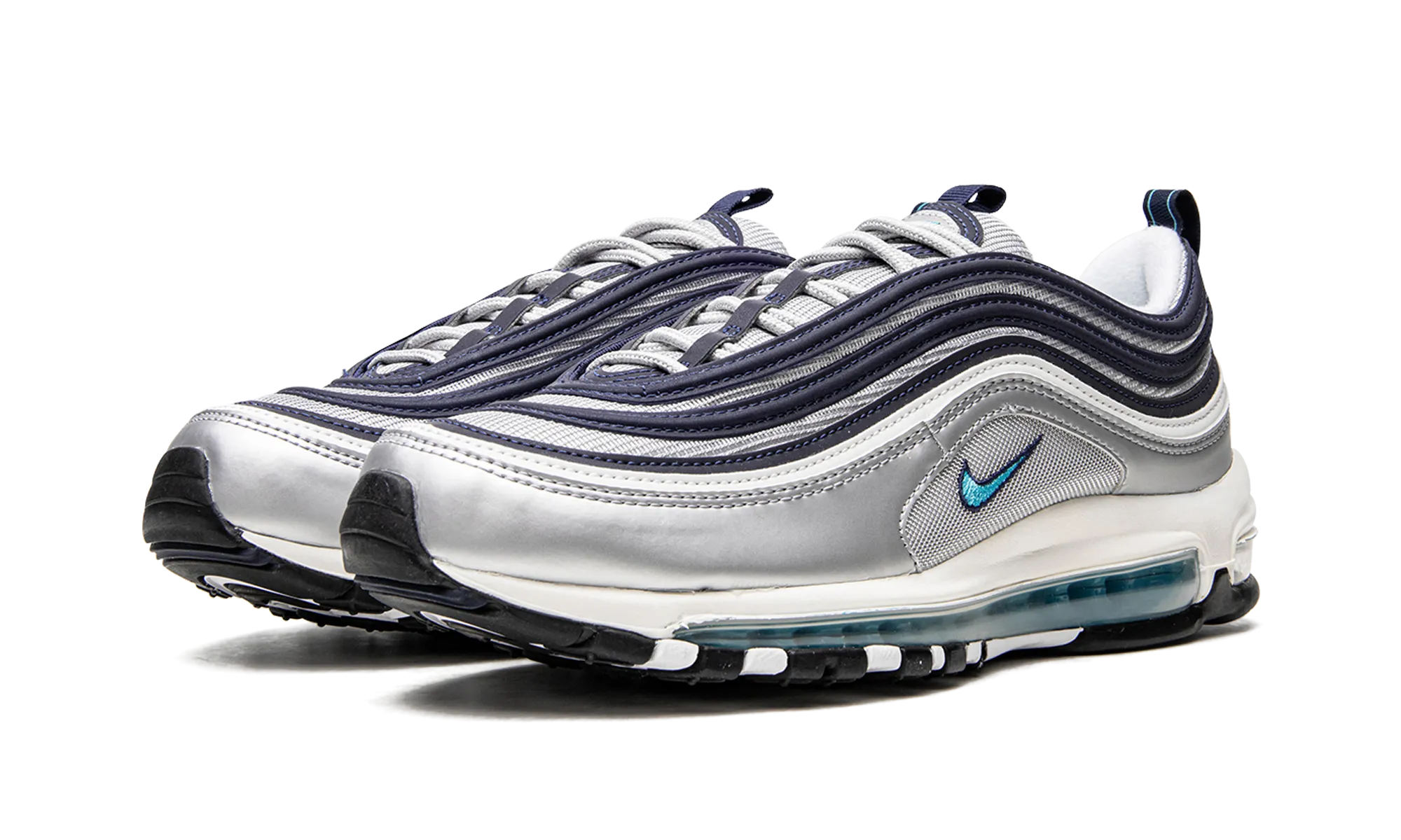 Fast Running Air Max 97 "Metallic Silver / Chlorine Blue"