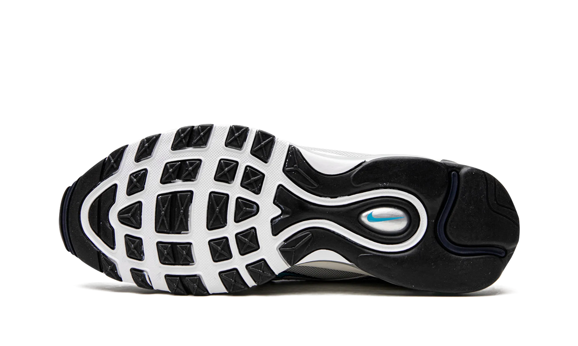 Air Max 97 "Metallic Silver / Chlorine Blue" Performance - fabric Columbia Newton Ridge