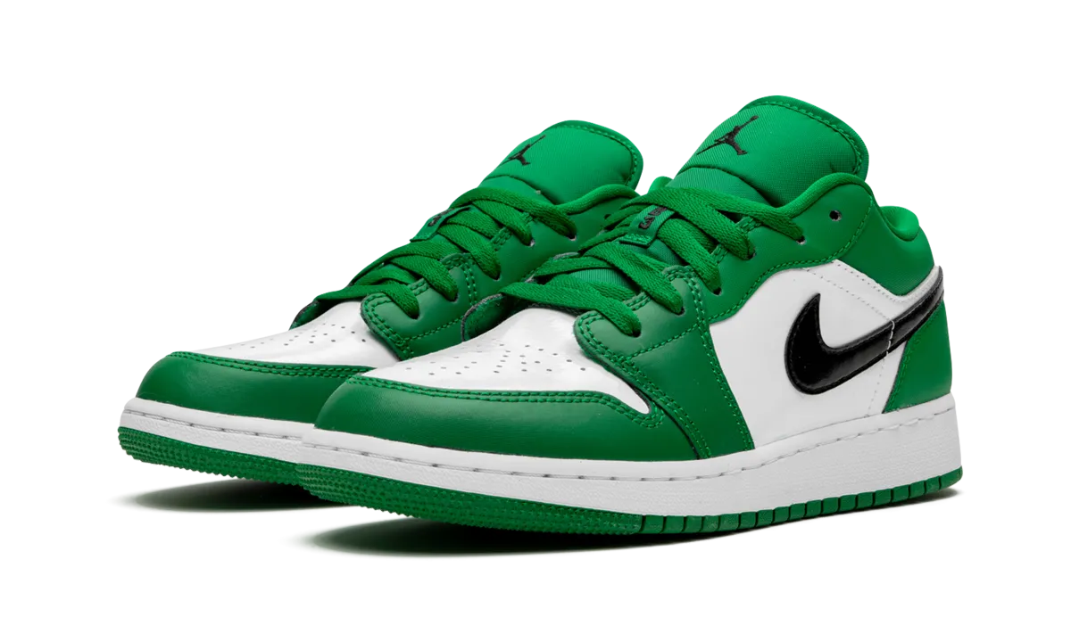 Textured Grip Surface Air Jordan 1 Low GS "Pine Green"