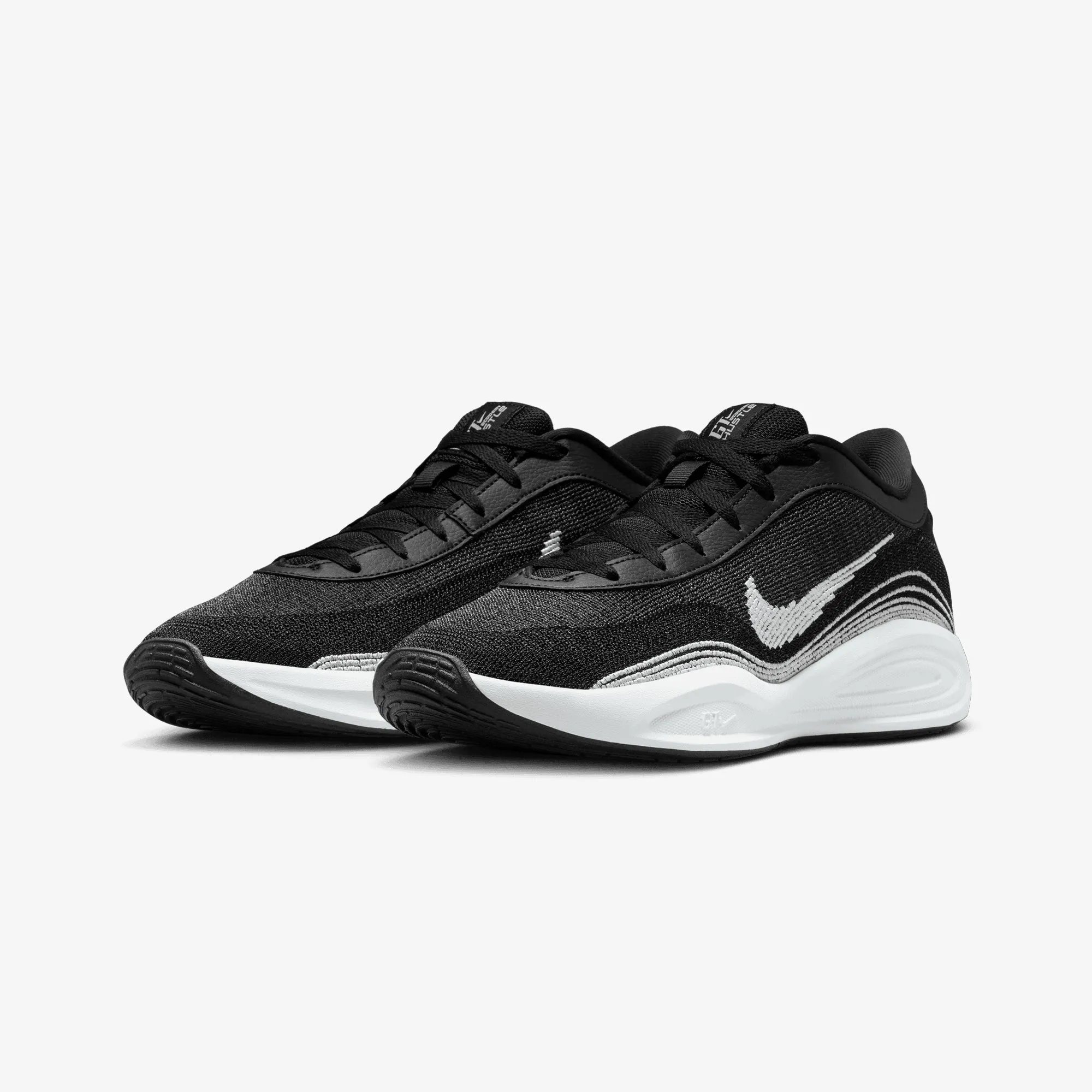 Trend-setting arch Torsional Stability Feature NIKE | G.T. HUSTLE ACADEMY EP { BLACK/WHITE
