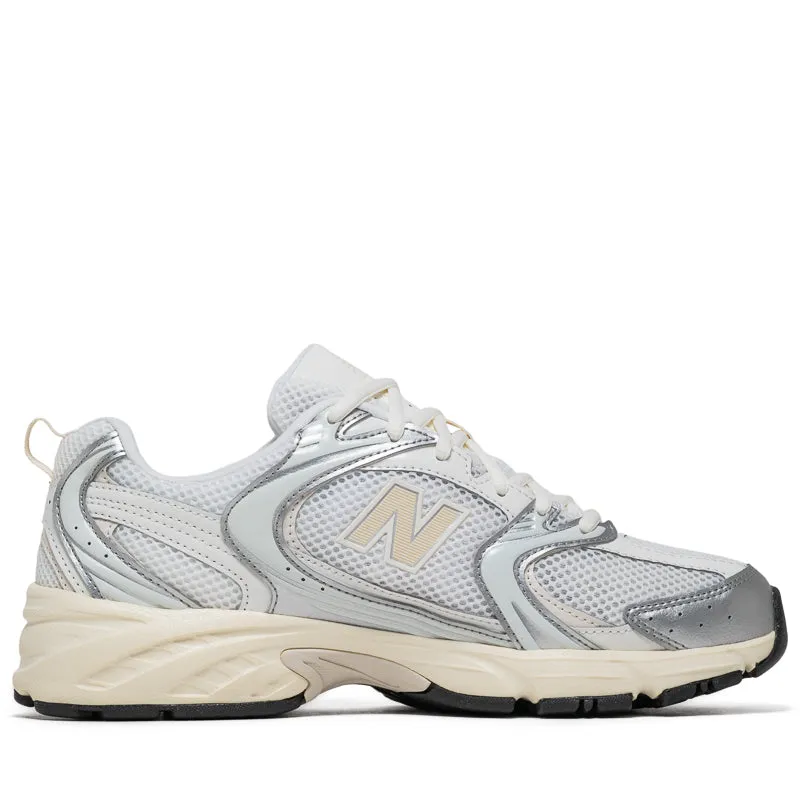 Comfortable Forefoot New Balance 530 - Silver Metallic/Linen