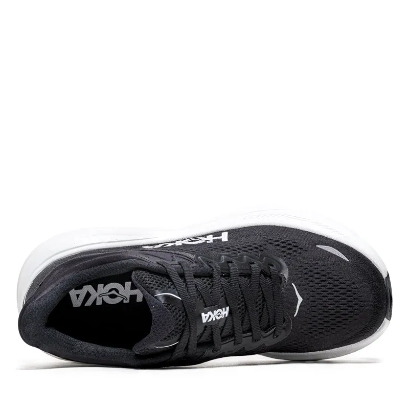 Zero Drop Profile Women's Hoka Bondi 9 - Black/White