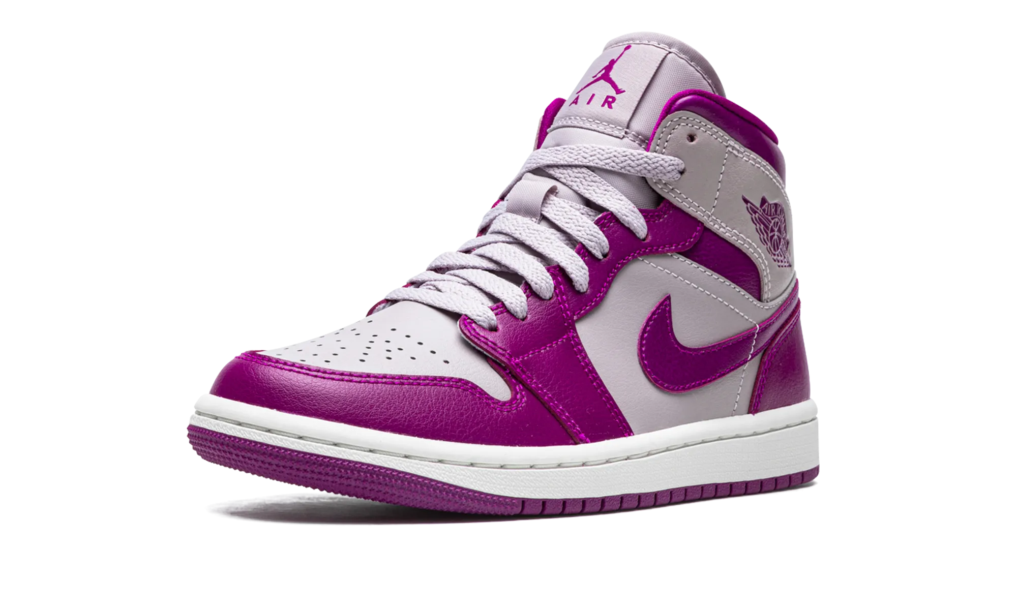 AIR JORDAN 1 MID WMNS "Magenta" Every Step Supportive Heel Counter