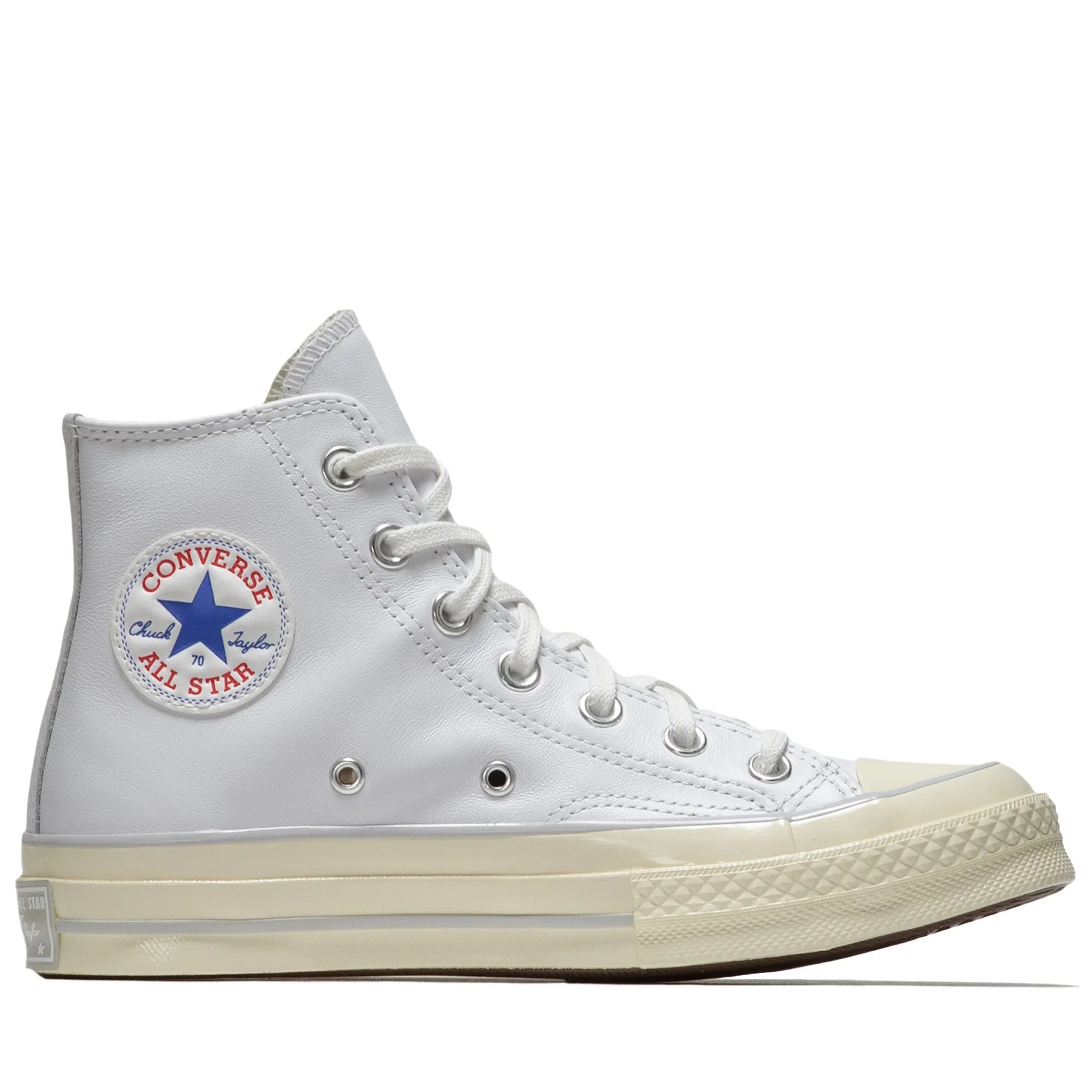 Converse Chuck 70 Leather - White/Fossilized Comfort Runner