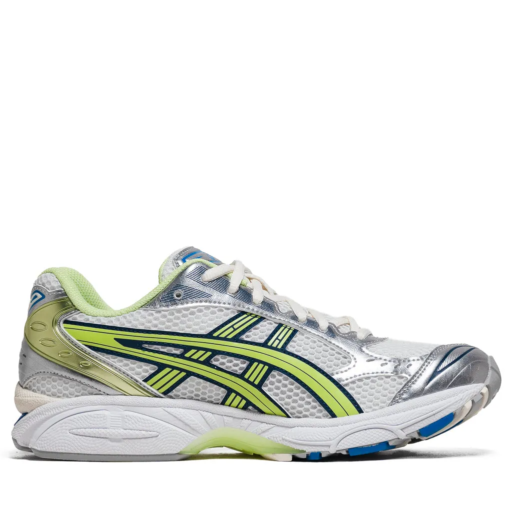 Busy Ready Comfort Enhancement Asics Gel-Kayano 14 - White/Lime Green