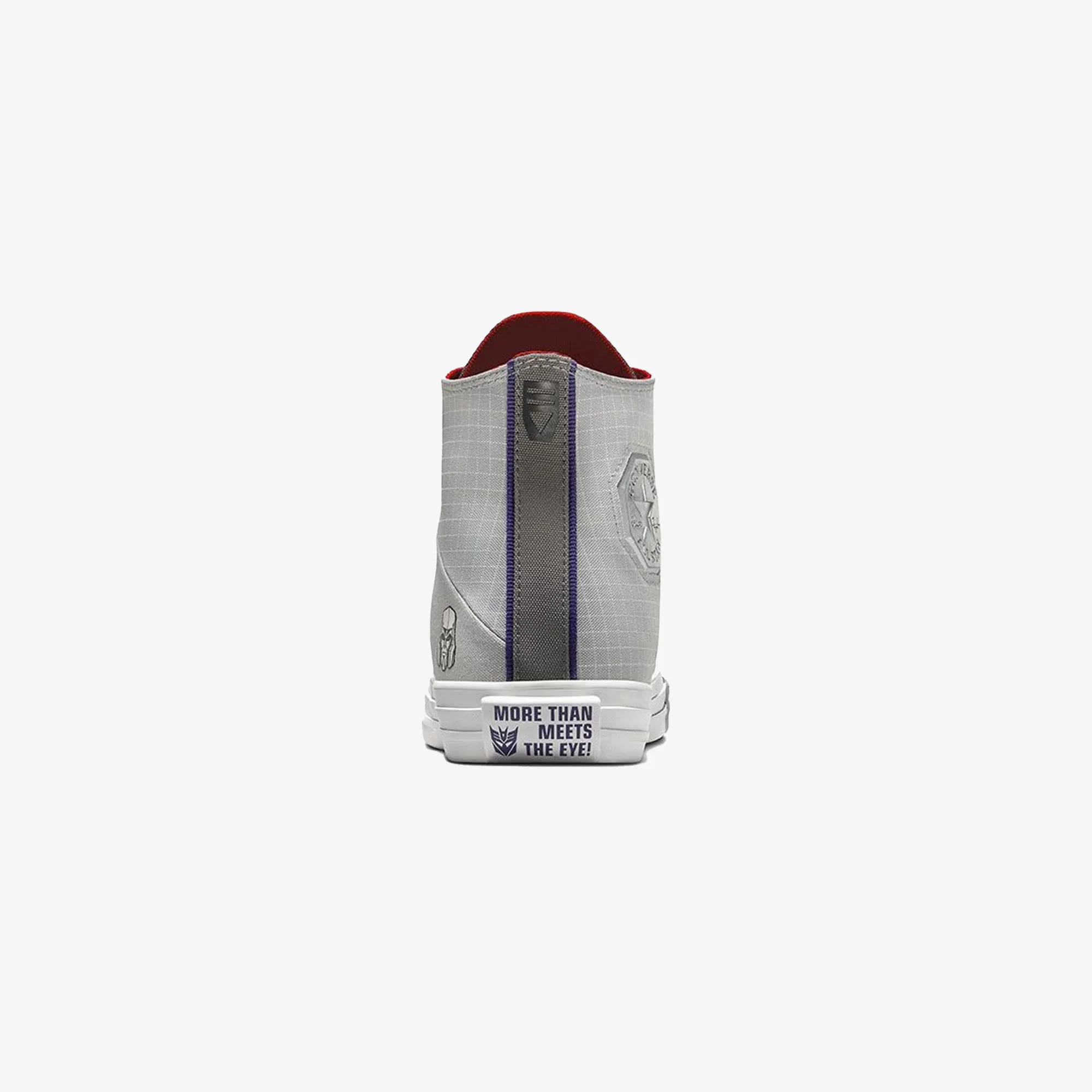 Run Ready Sneaker Quality Converse | x TRANSFORMERS CHUCK TAYLOR ALL STAR { GREY/COURT PURPLE/MULTI