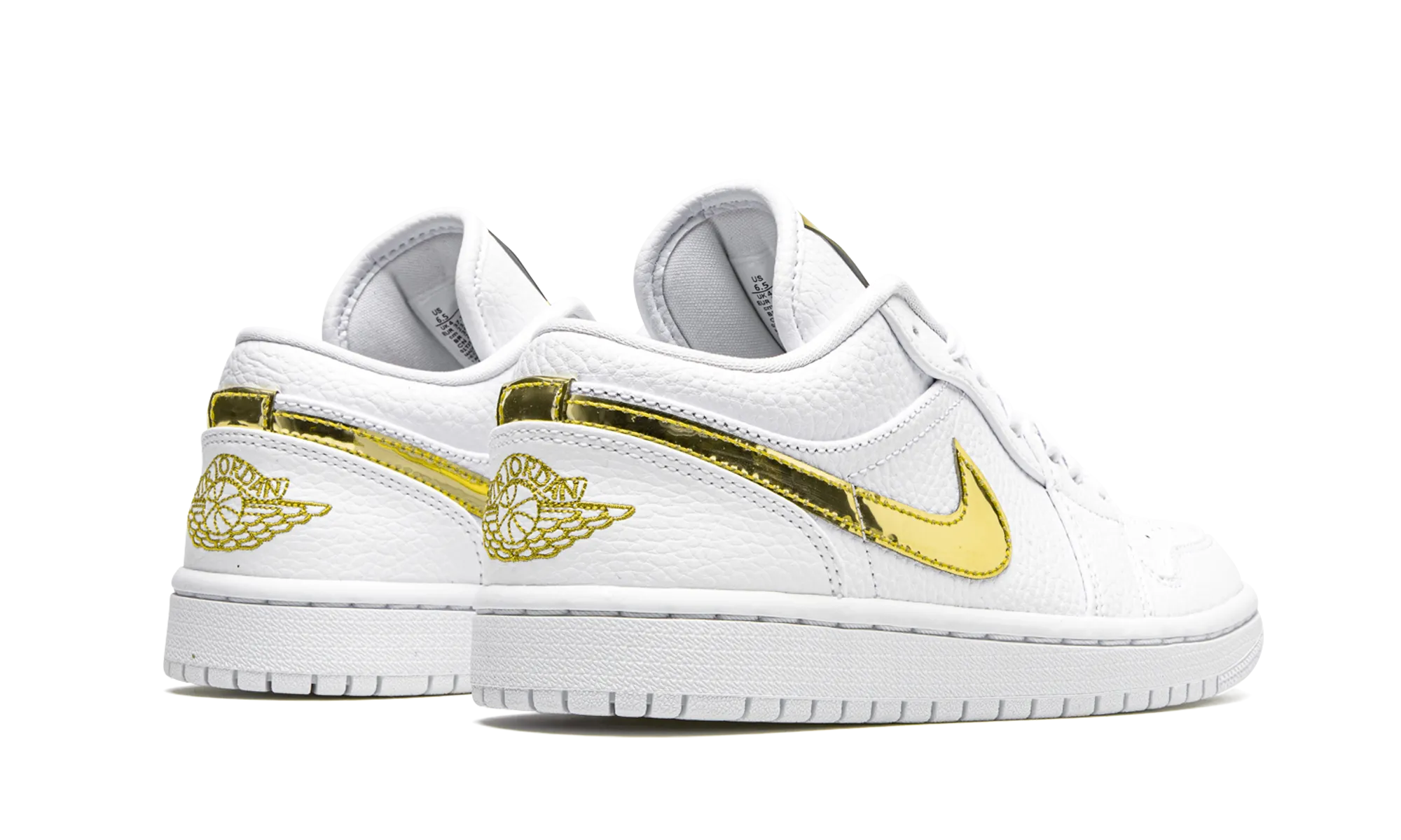 Premium Comfort AIR JORDAN 1 LO SE WMNS "White Metallic Gold"