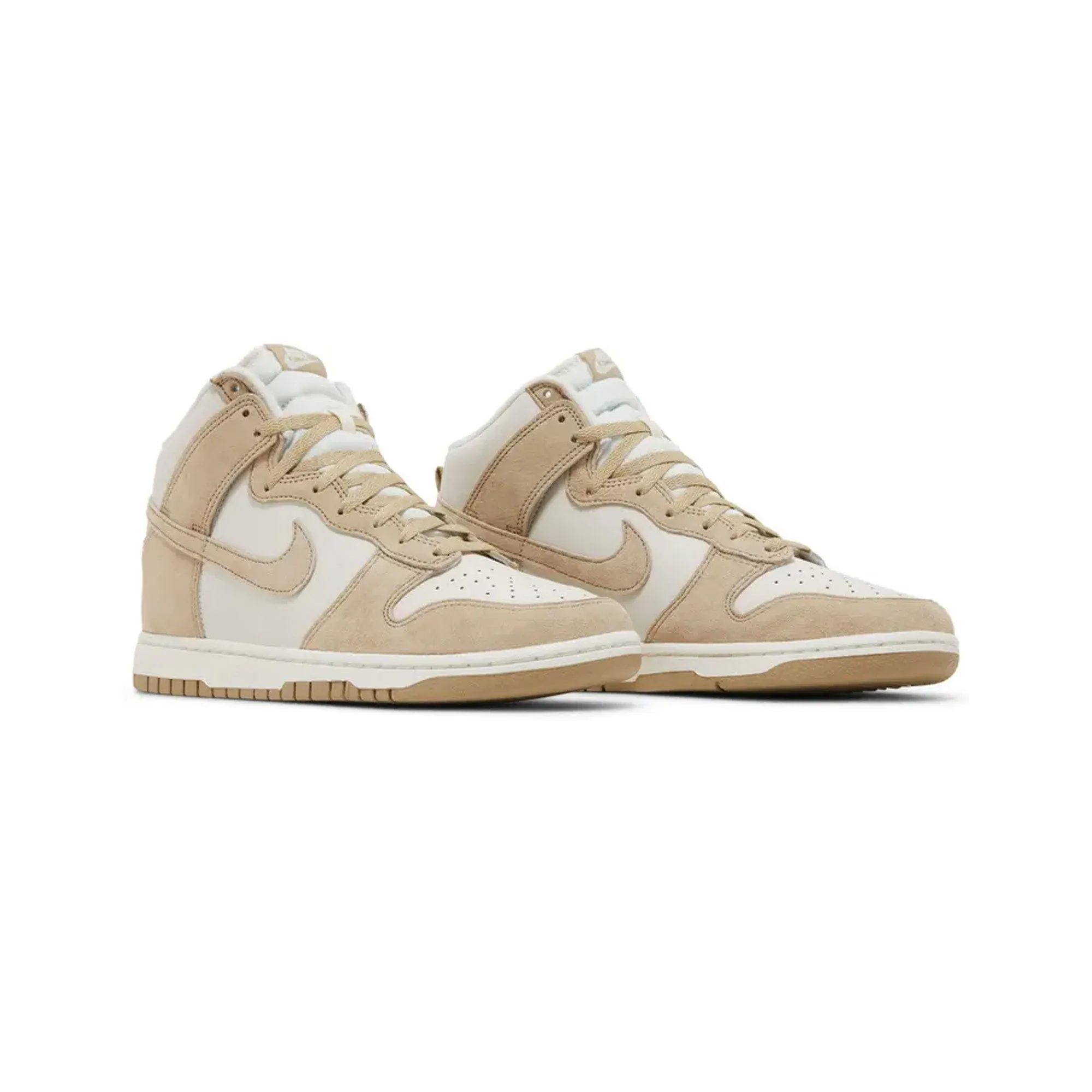 Nike Dunk High Retro PRM 'Tan Suede White' (2022) Comfortable Standing Chill Walks