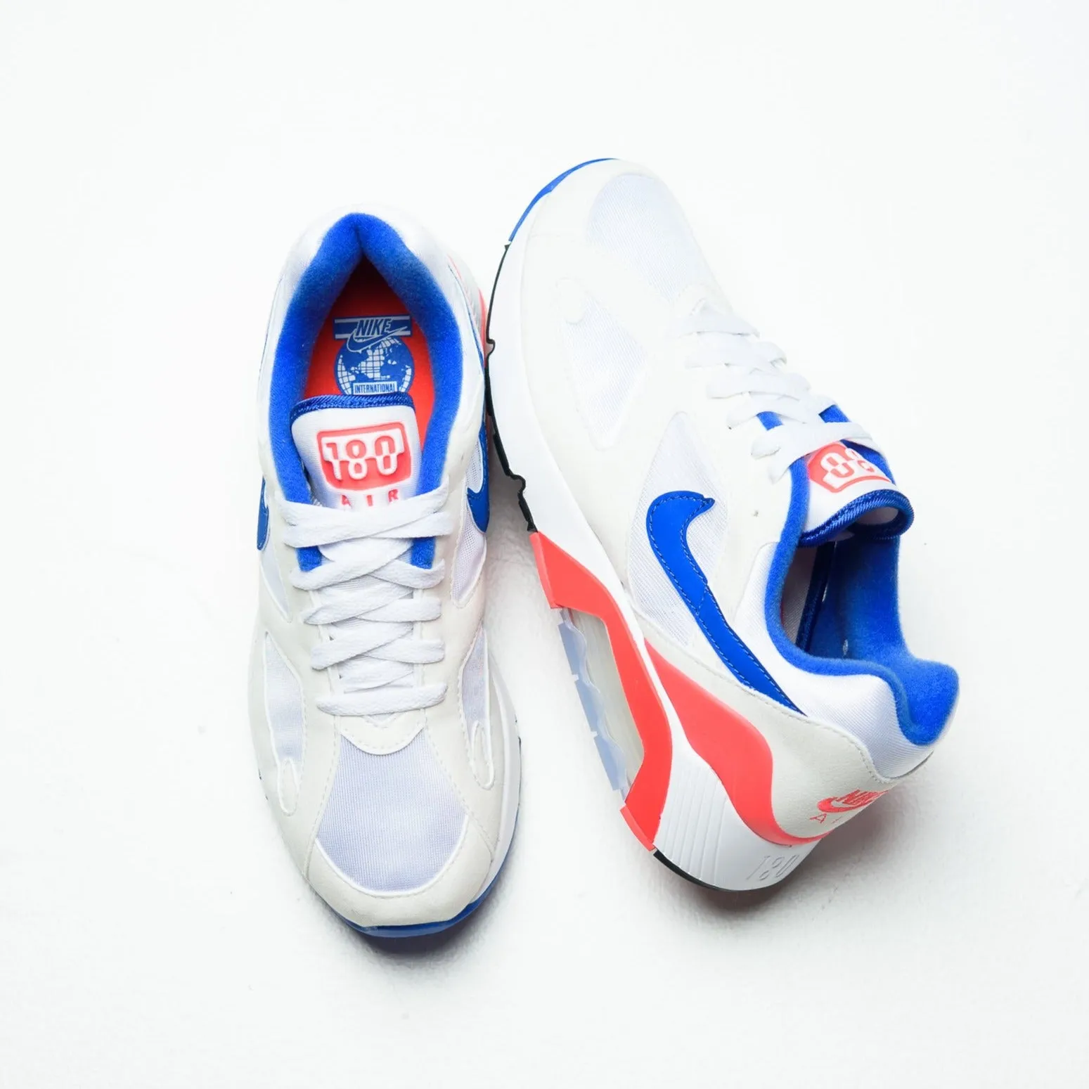 Flat Knit Texture Nike Air 180 'Ultramarine' - White/Ultramarine