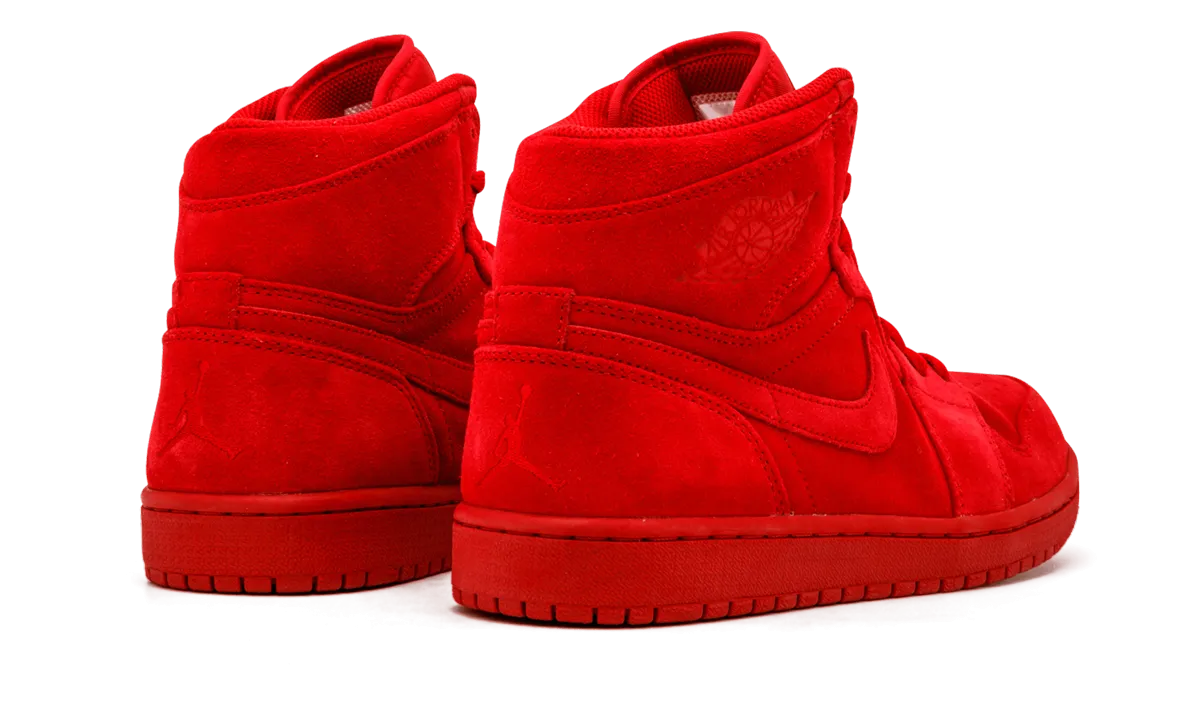 Casual Sporty Air Jordan 1 Retro High "Red Suede"