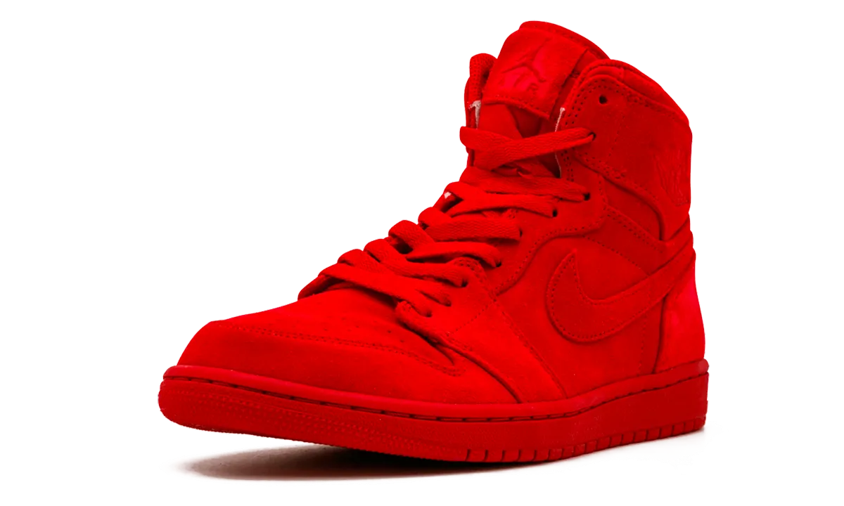 Steady Form Total Control Air Jordan 1 Retro High "Red Suede"