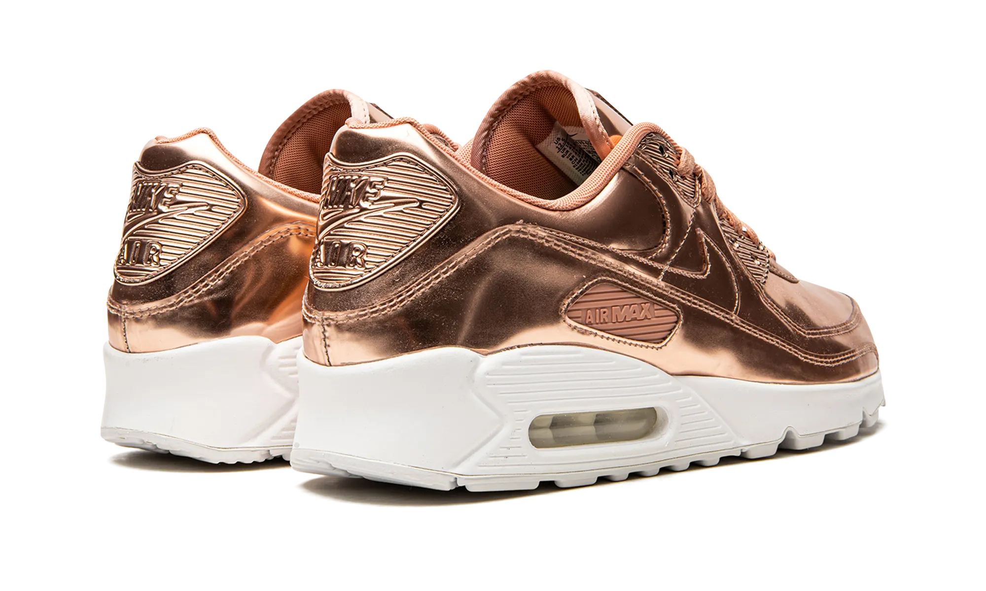 shock - absorption technology running shoes for beginner female runners AIR MAX 90 WMNS "Metallic Pack - Rose Gold"