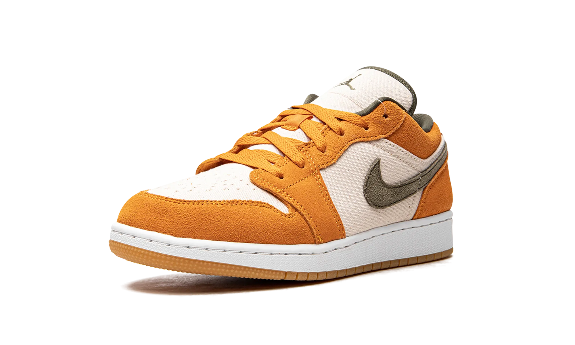 Air Jordan 1 Low SE GS "Light Curry" Running Performance Ultra Flexible Grooves