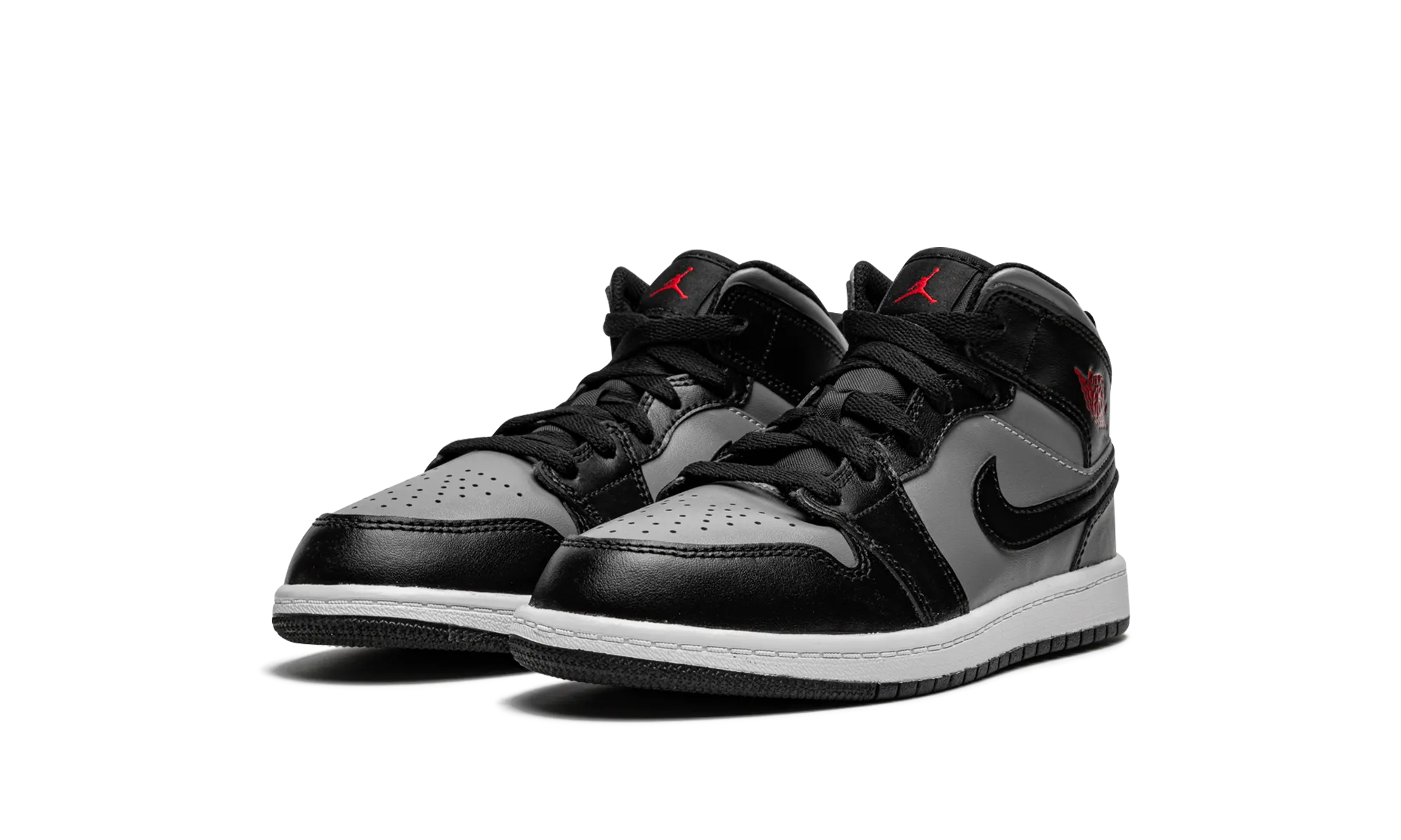 Air Jordan 1 Mid PS "Black / Shadow Grey" Foam Cushioning Layer Flex Forged Sole Design