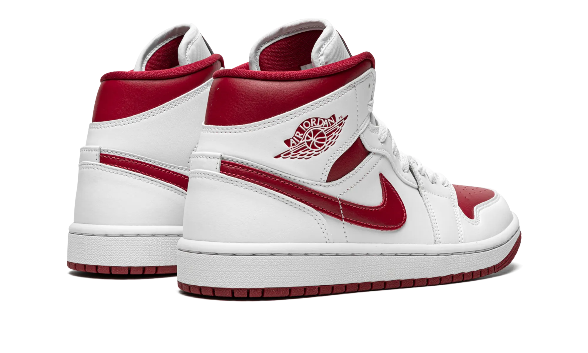 Stretch Woven Collar Slip Resistant Grip AIR JORDAN 1 MID WMNS "Reverse Chicago"