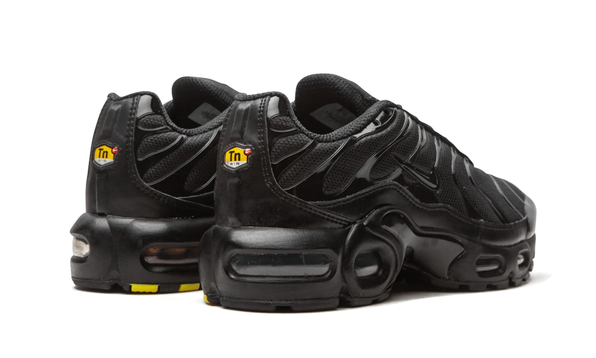 padded shoes Flexible structure Air Max Plus GS "Triple Black"