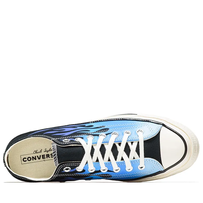 Seamless Design Secure Lace Loops Converse Chuck 70 Ox - Black/Blue
