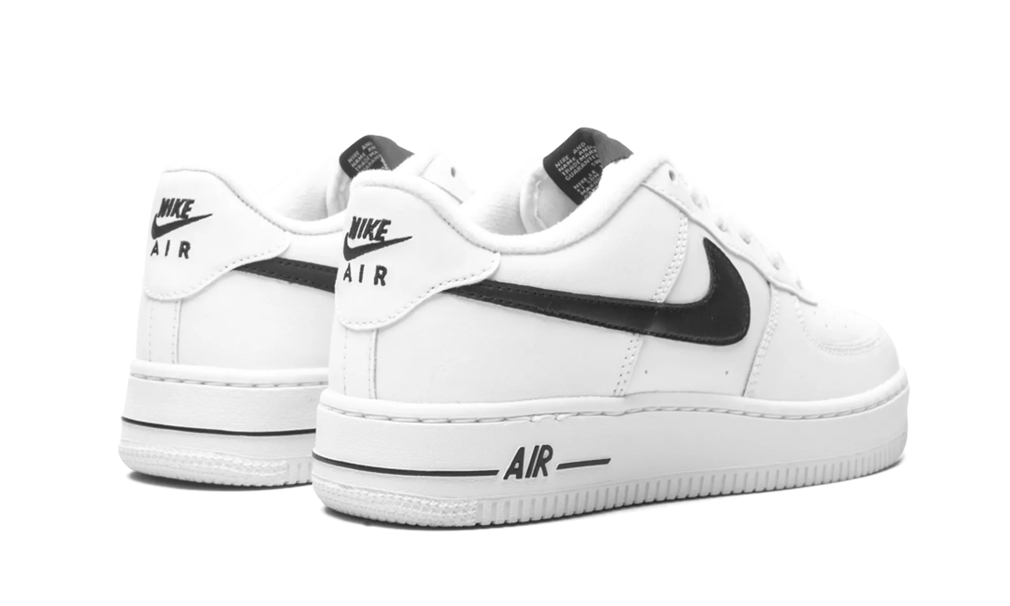 Air Force 1 Low GS "AN20 White Black" Sport Walk Elastic Fit