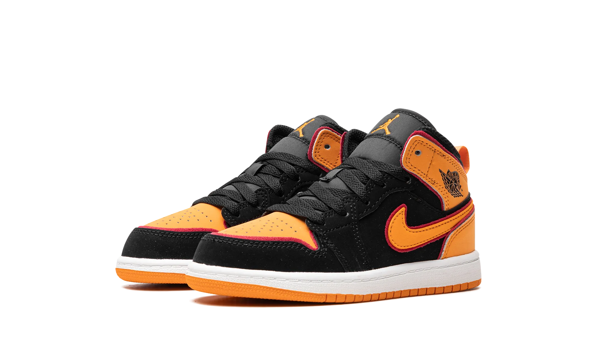 Air Jordan 1 Mid PS "Vivid Orange" Breathable Grip Tennis Court
