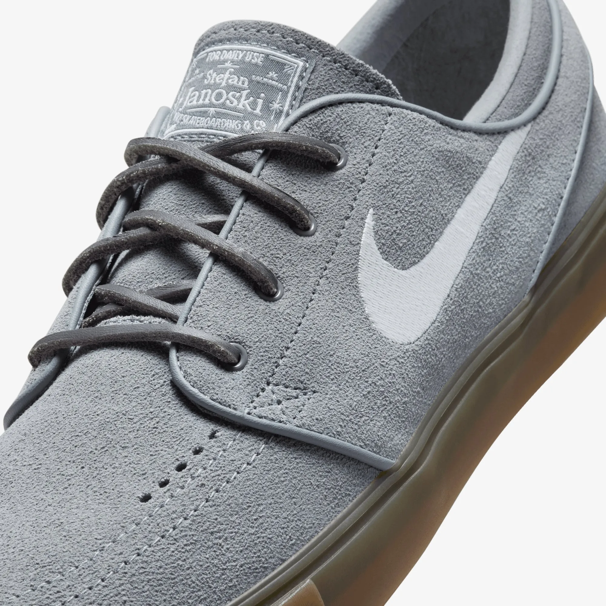 Nike | SB ZOOM JANOSKI OG  { COOL GREY/WHITE-COOL GREY Ventilated Midsole Smart Motion