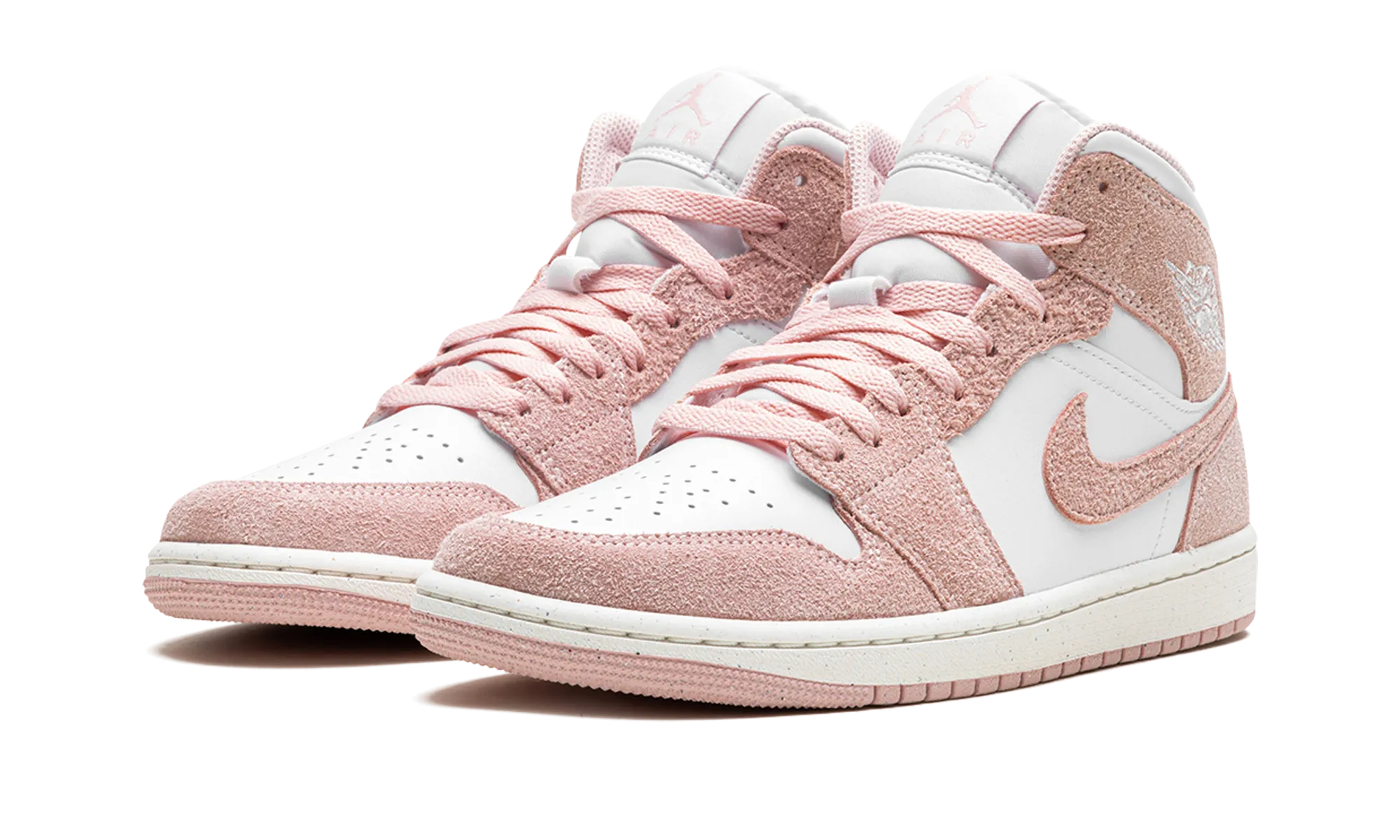 Rubberized Outsole Air Jordan 1 Mid "Legend Pink"