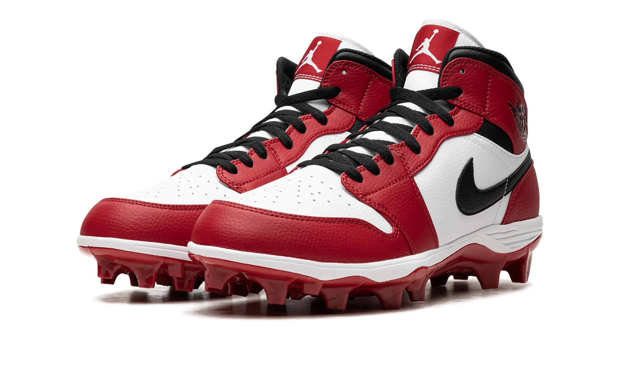 Aerodynamic Vents Street Friendly Air Jordan 1 Mid TD "Chicago Football Cleats"