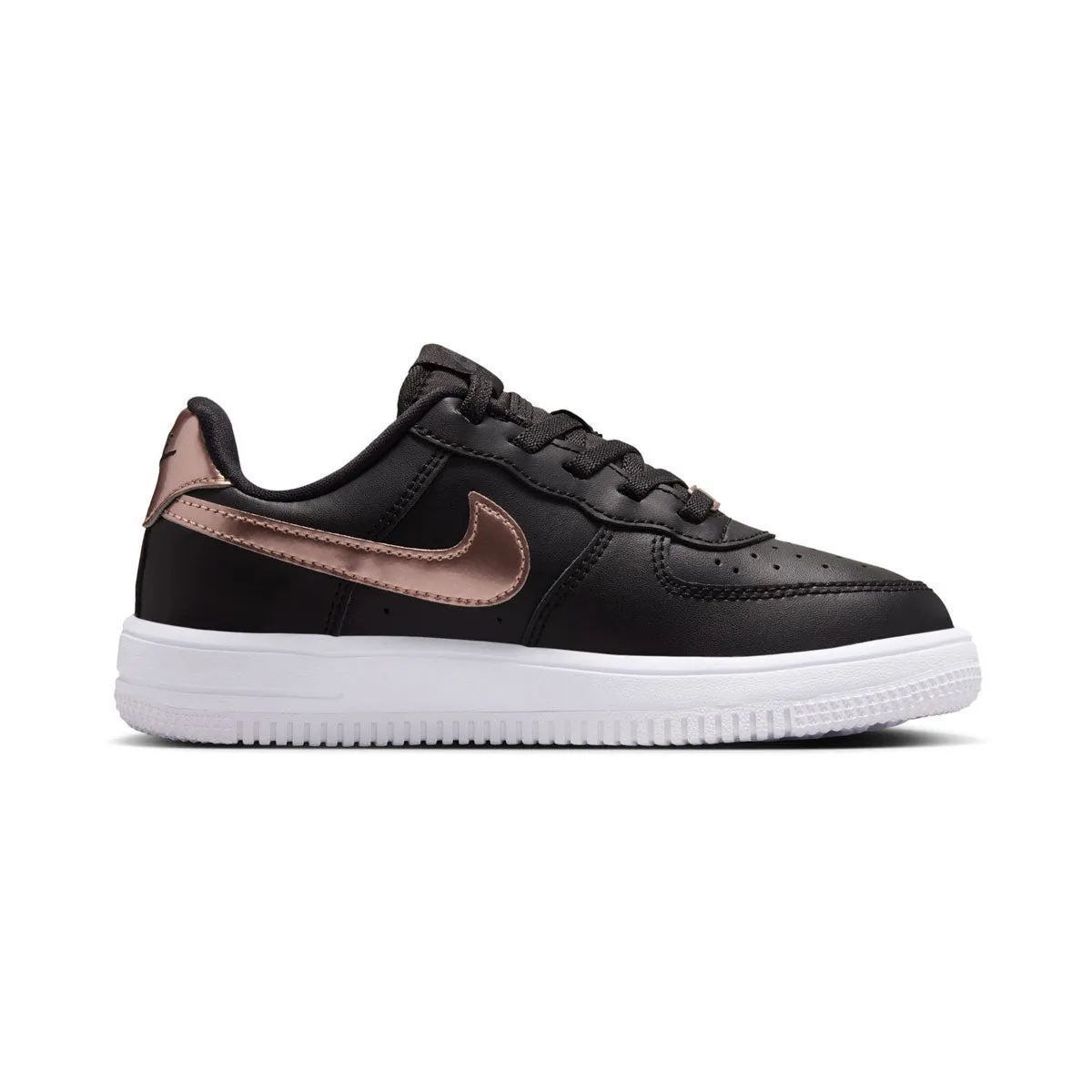 Long Time Wear Nike Force 1 Low SE EasyOn 'Black & Metallic Red Bronze' Little Kids' Shoes